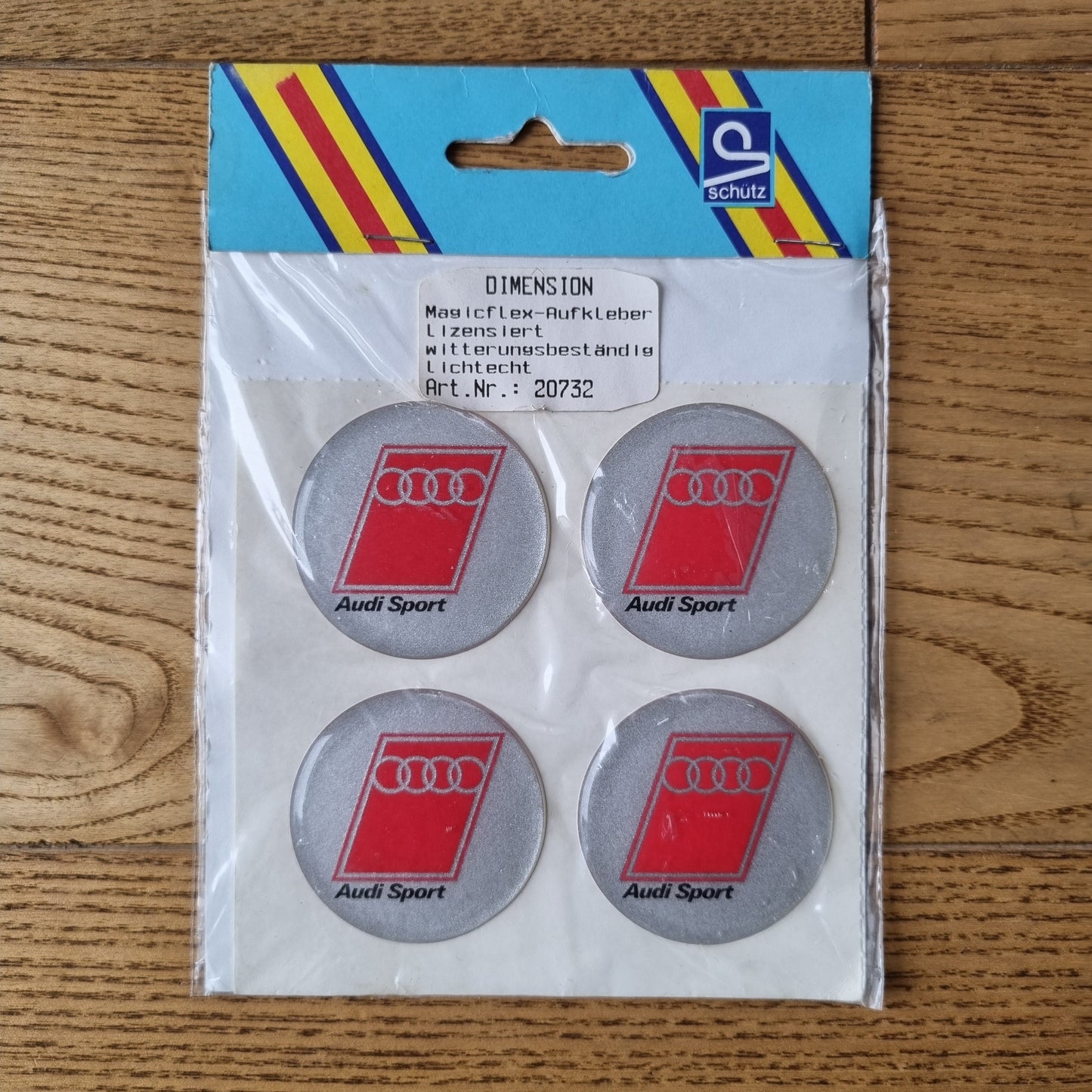 Audi Sport Wheel Cap Sticker Set (3D)