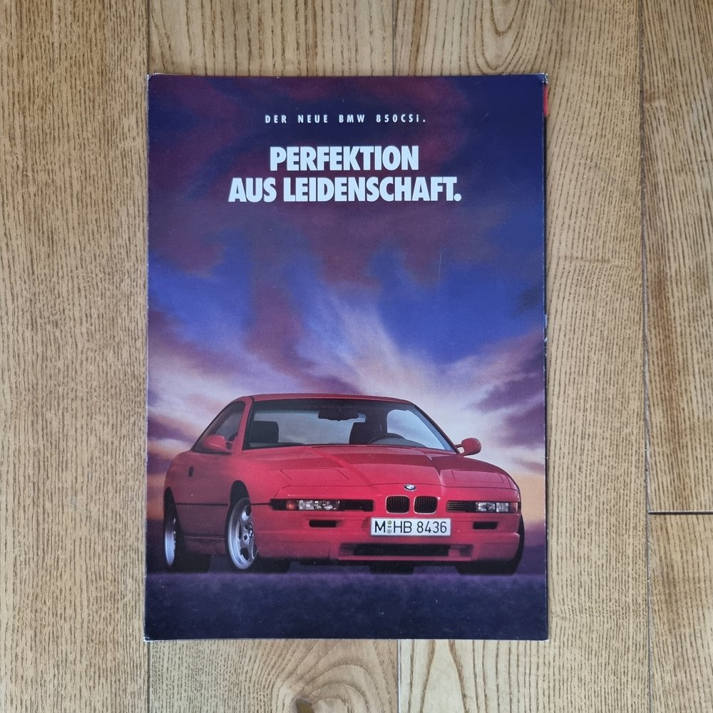 BMW 850Csi Brochure