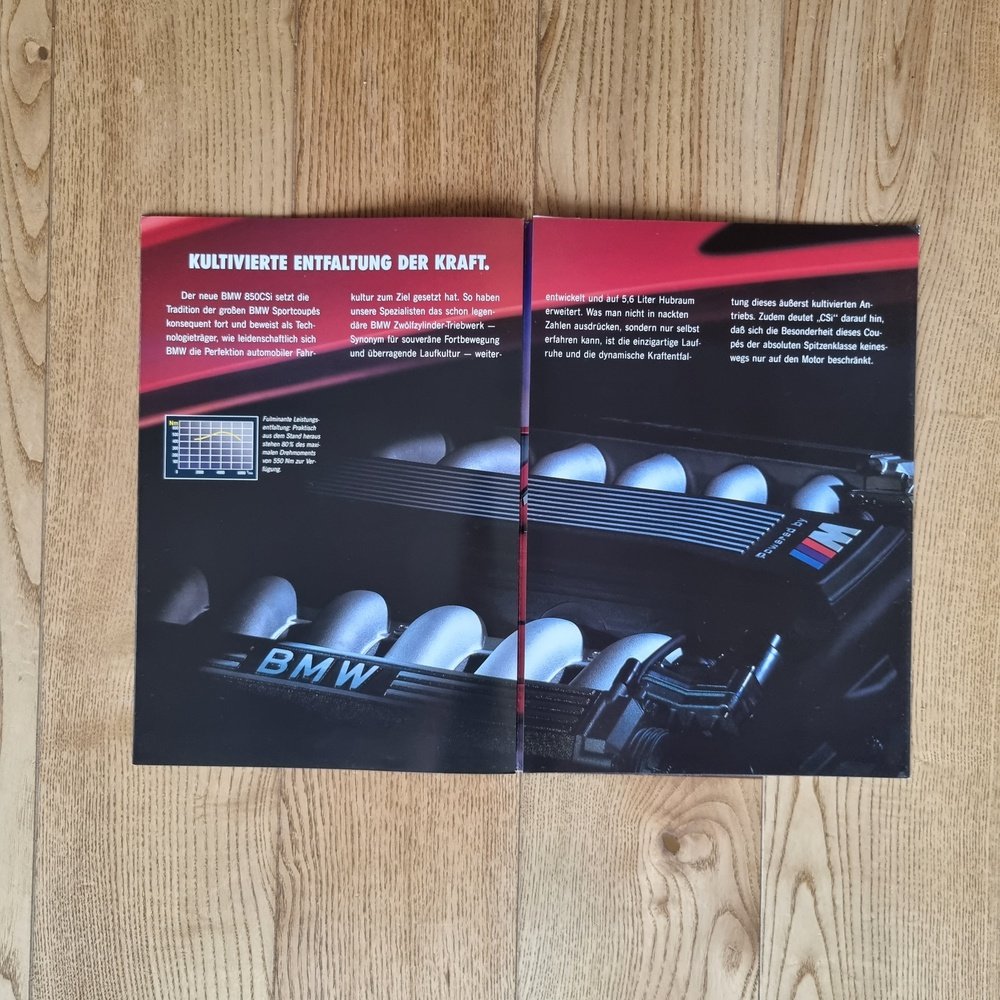 BMW 850Csi Brochure