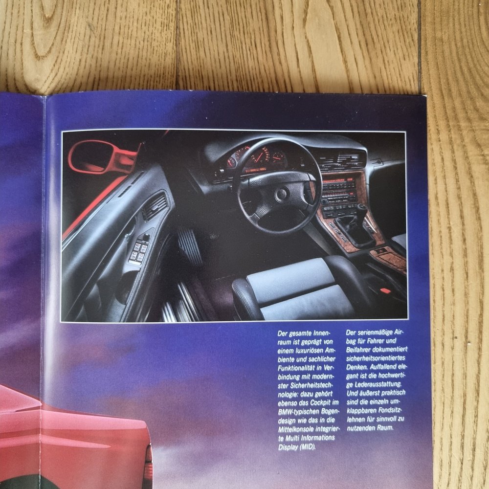 BMW 850Csi Brochure