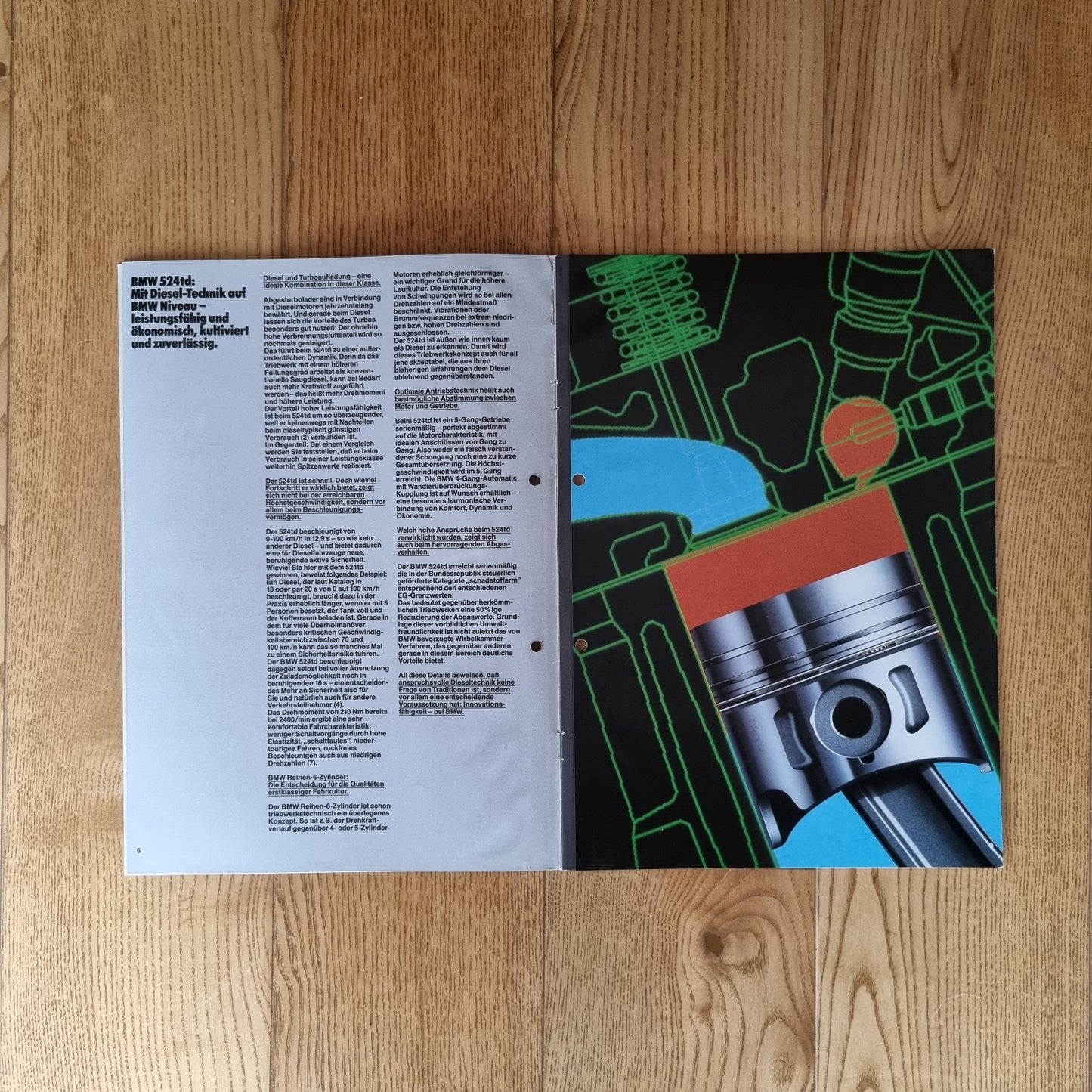BMW 542td Brochure