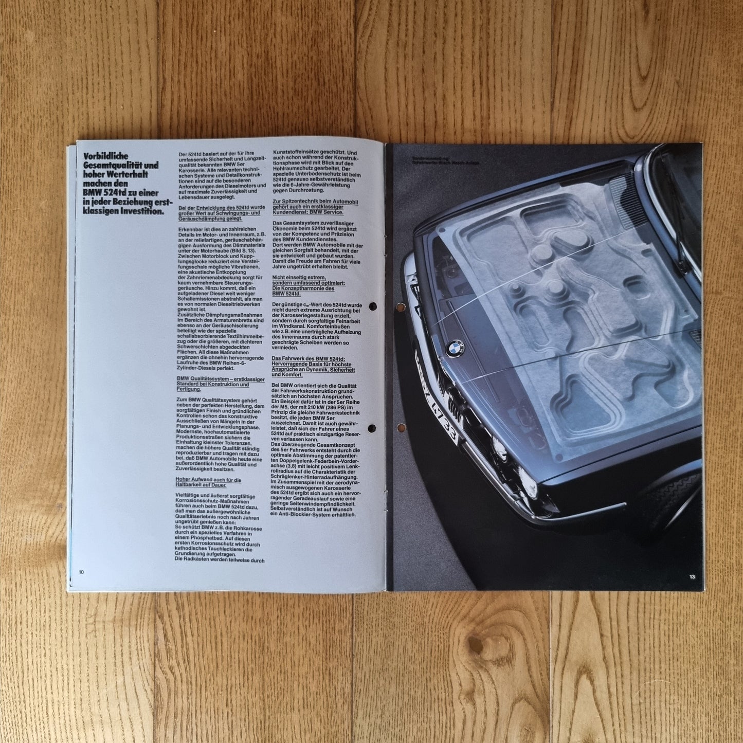 BMW 542td Brochure