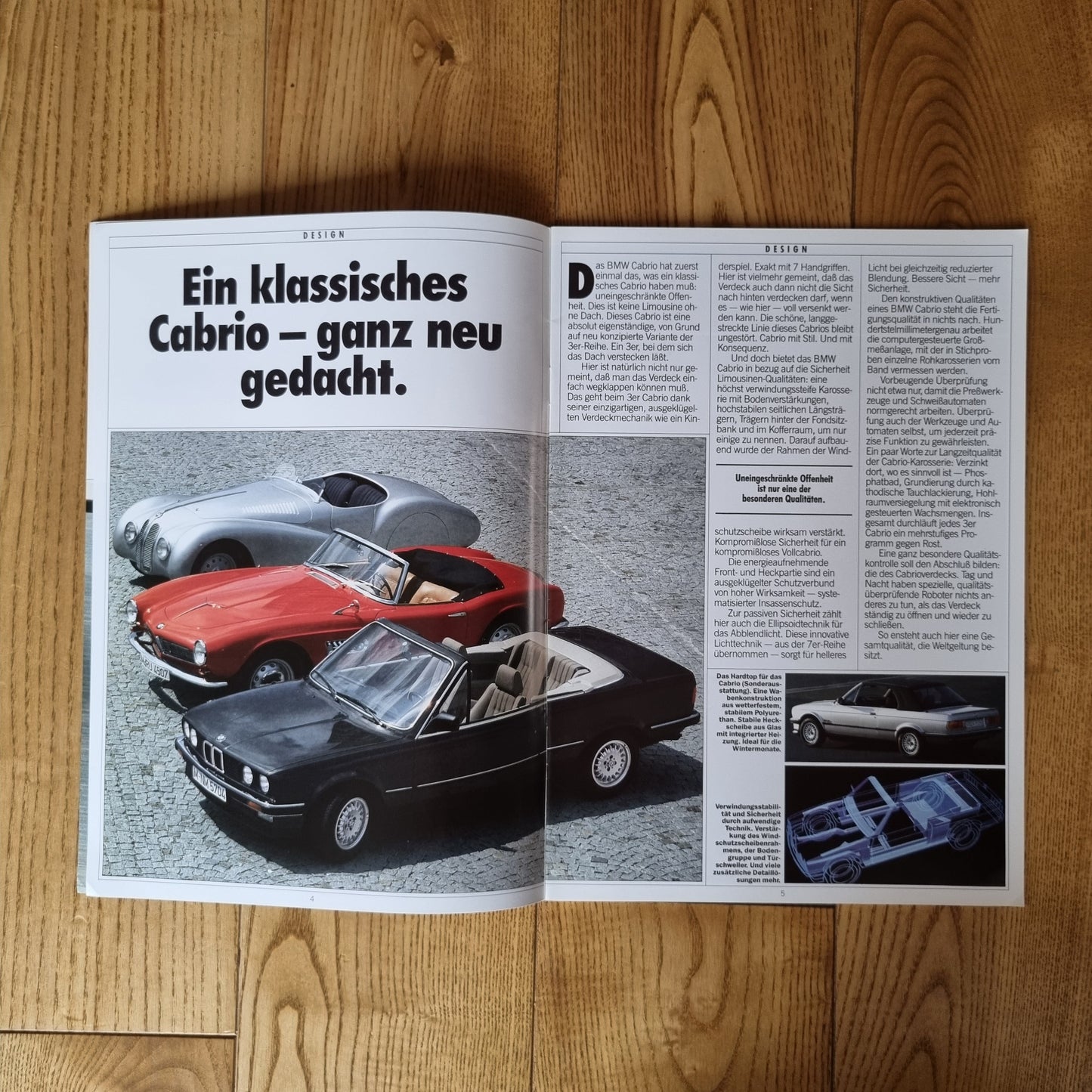 BMW E30 Cabrio Brochure
