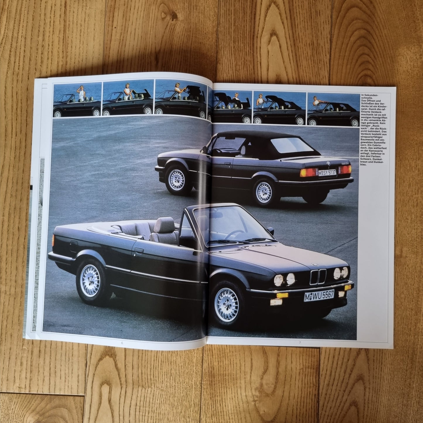 BMW E30 Cabrio Brochure