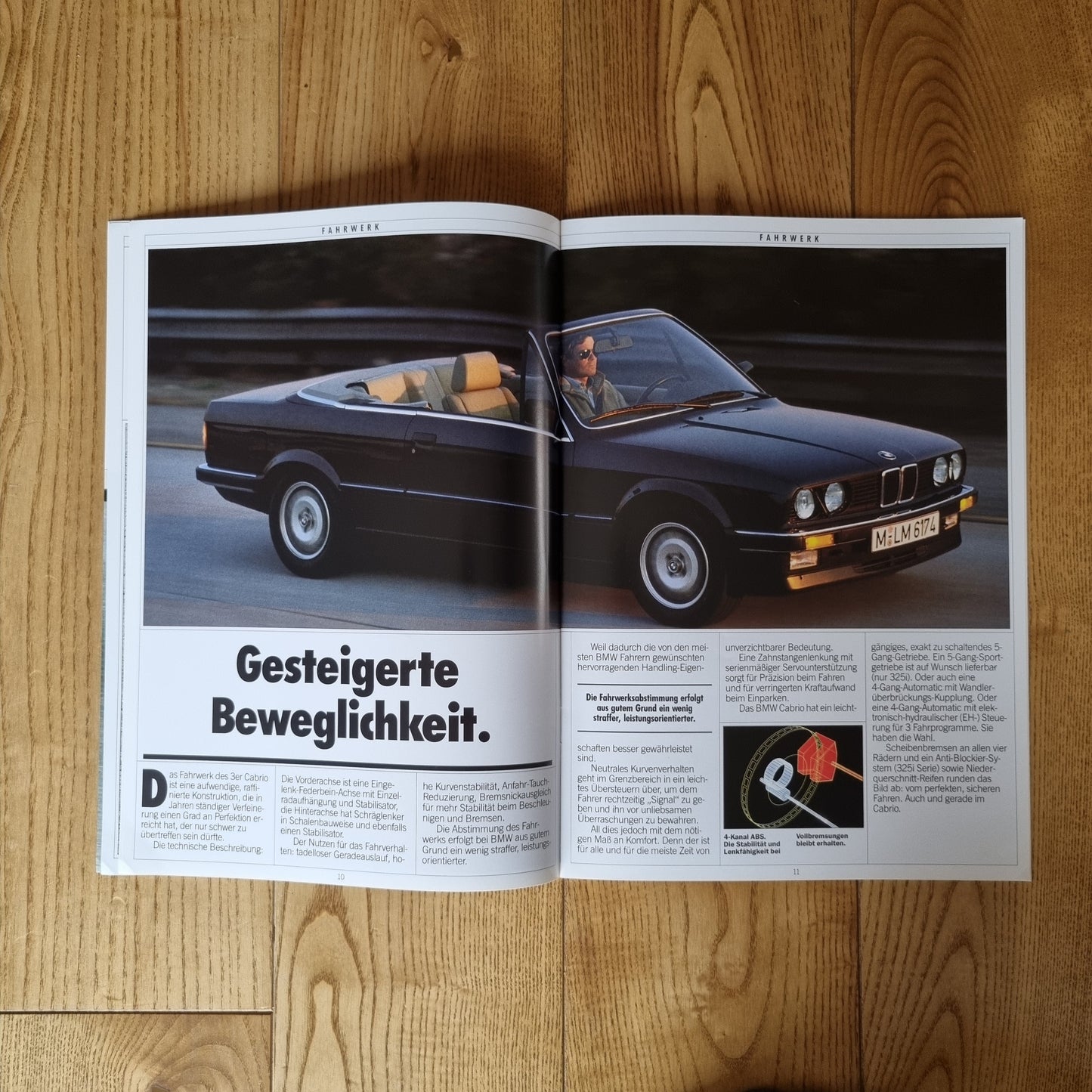 BMW E30 Cabrio Brochure