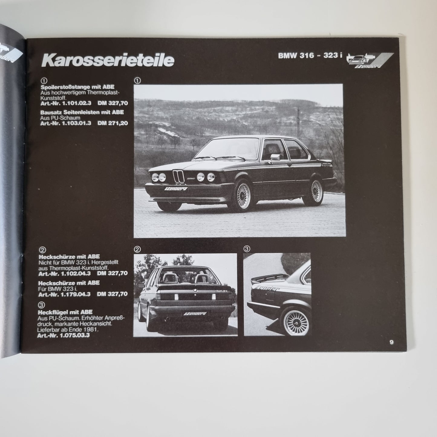 Zender Parts And Accessories Brochure