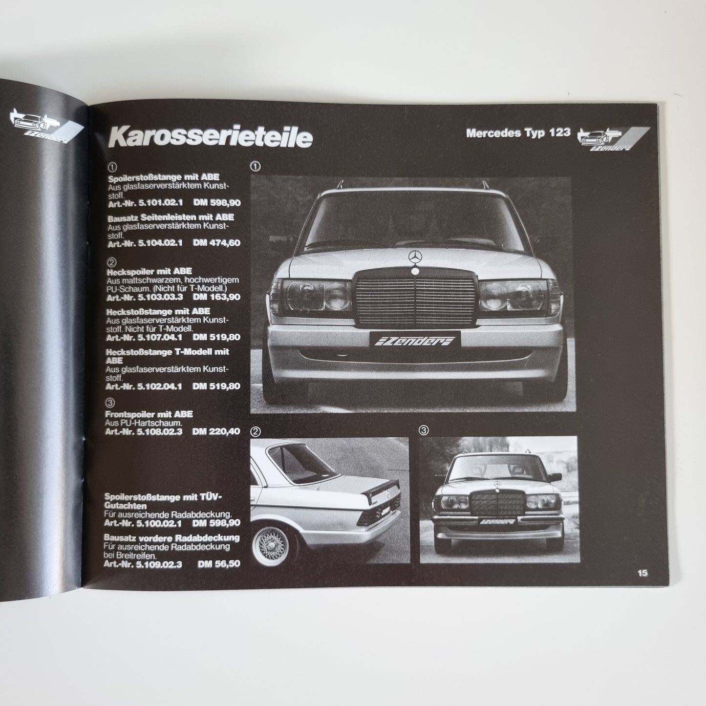 Zender Parts And Accessories Brochure
