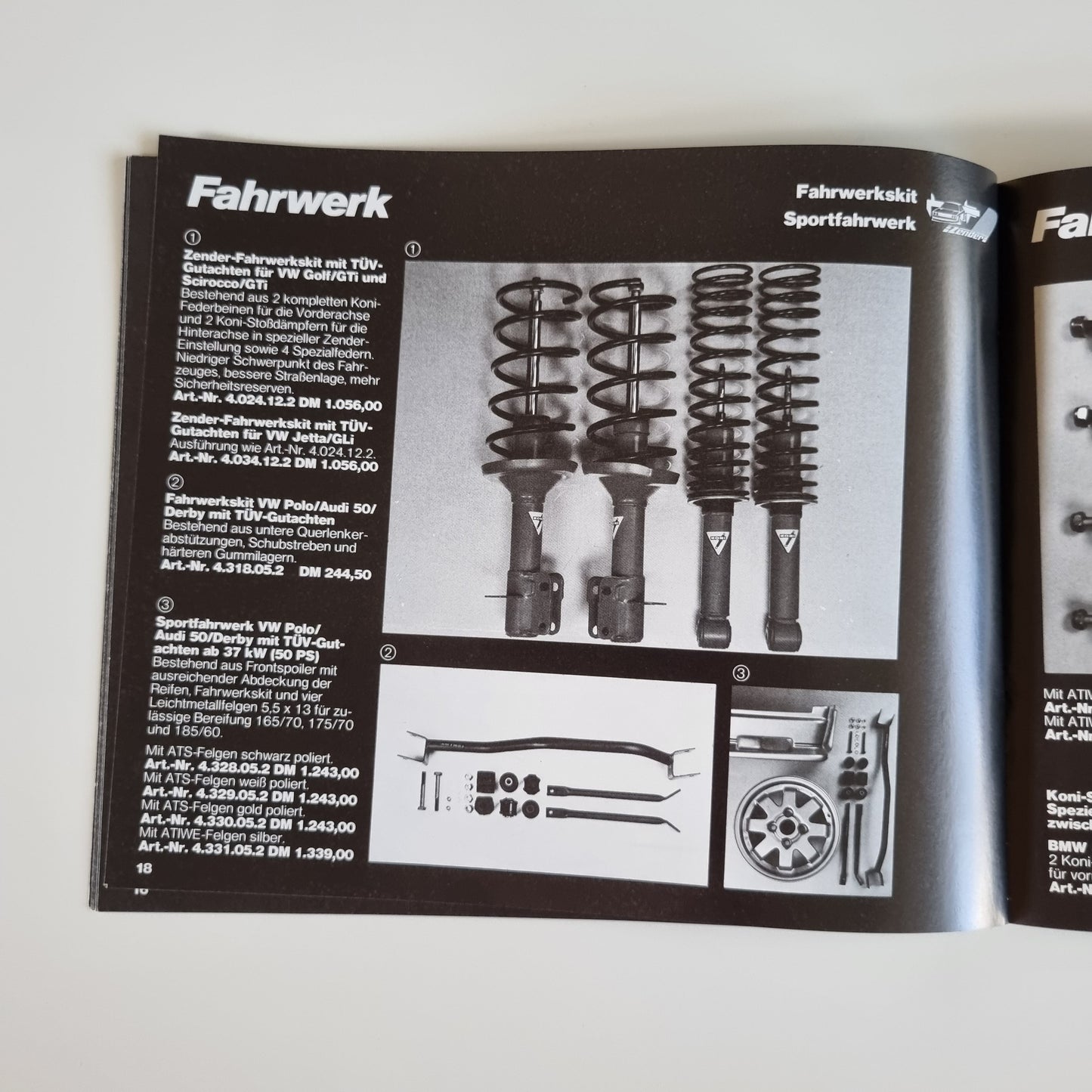 Zender Parts And Accessories Brochure