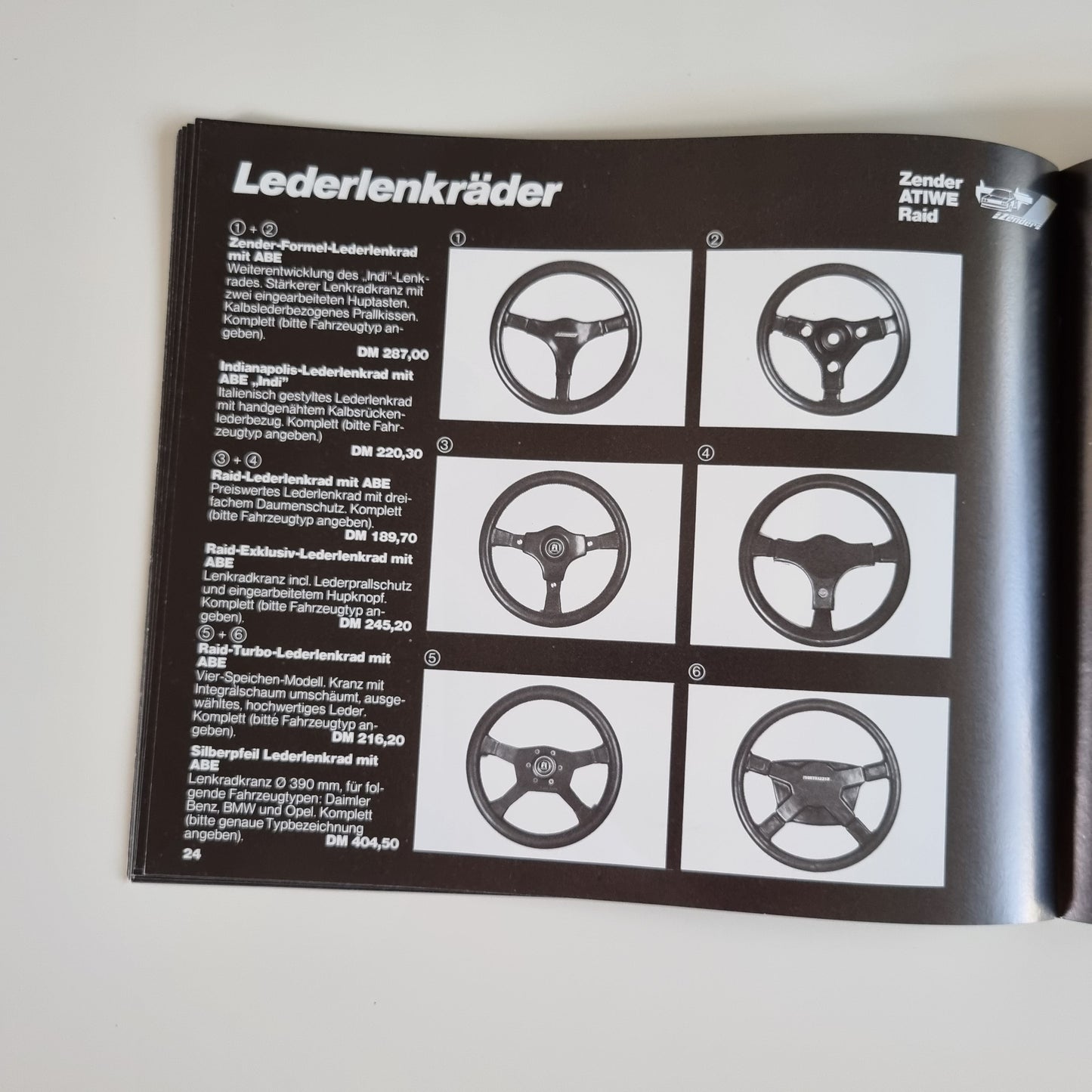 Zender Parts And Accessories Brochure
