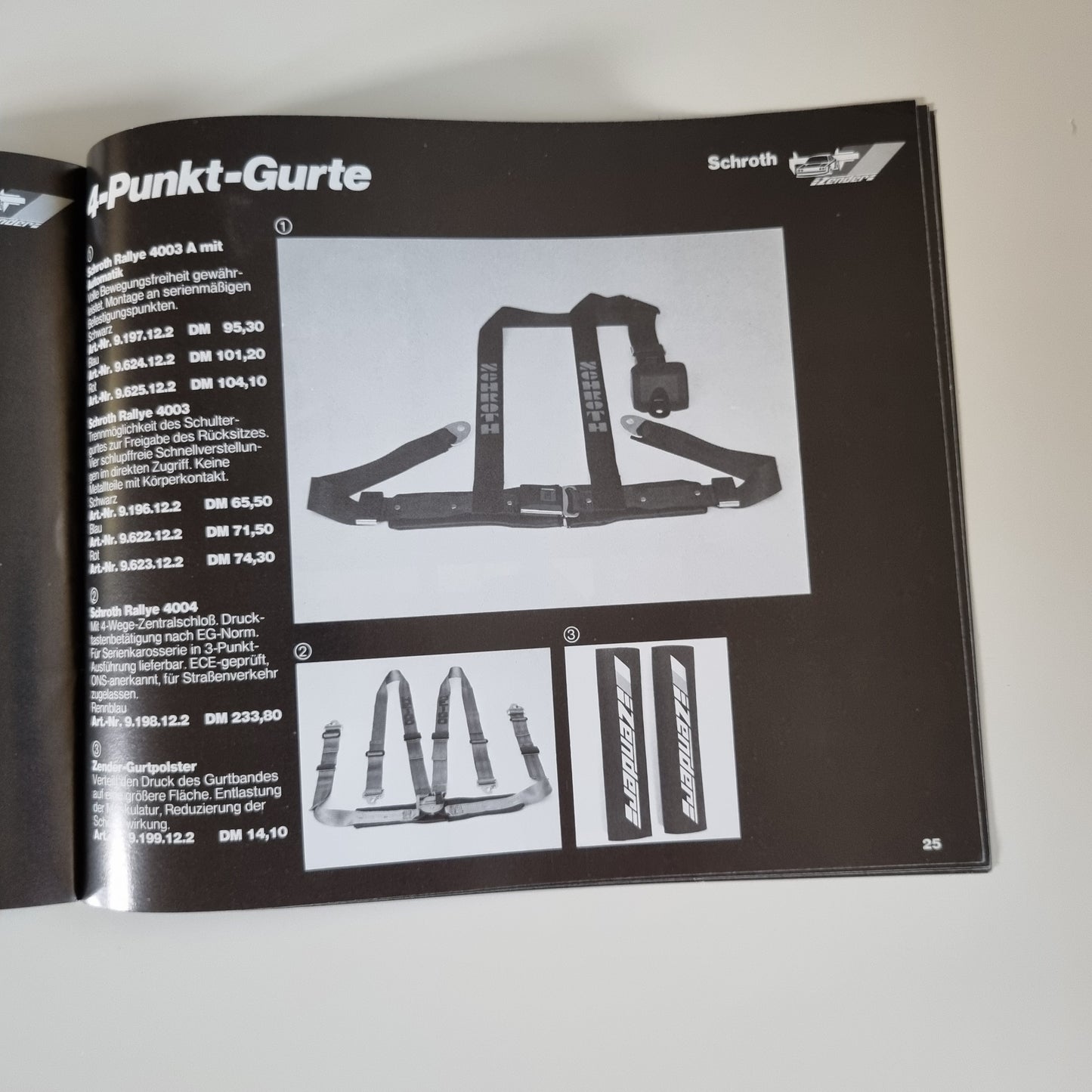 Zender Parts And Accessories Brochure