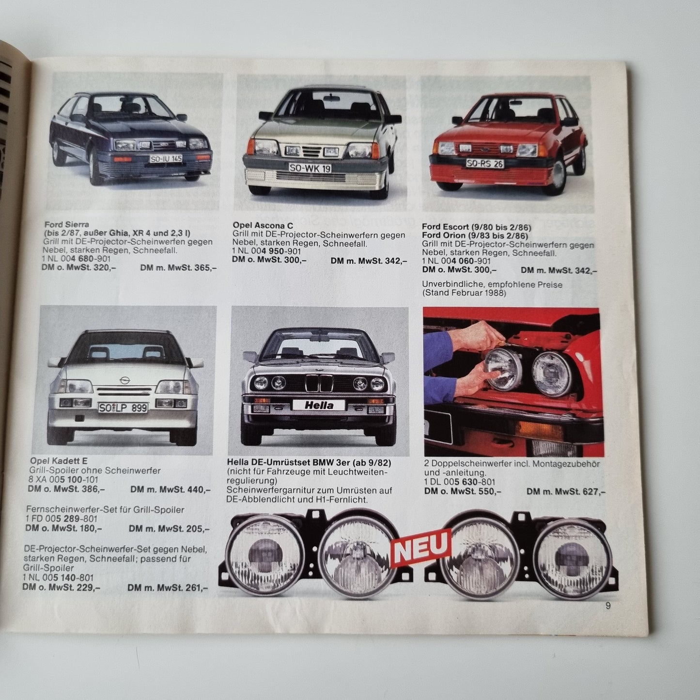 Hella Parts And Accessories Brochure