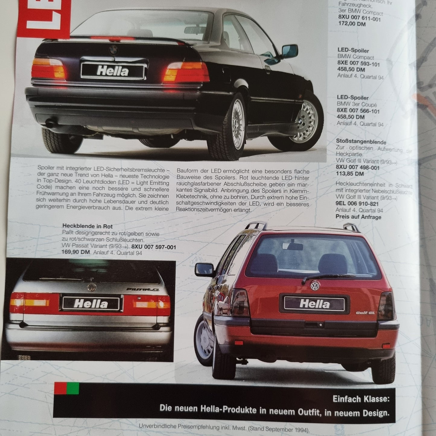 Hella Parts And Accessories Brochure