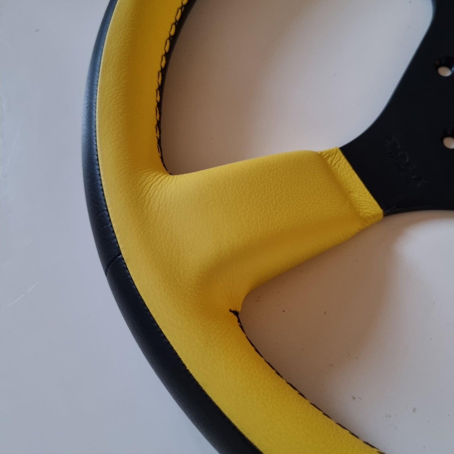Poli Racing By SELM Yellow/Black Steering Wheel