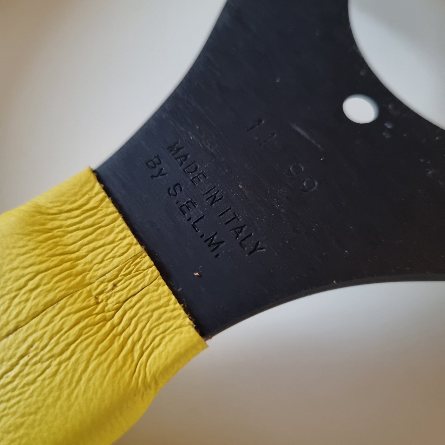 Poli Racing By SELM Yellow/Black Steering Wheel