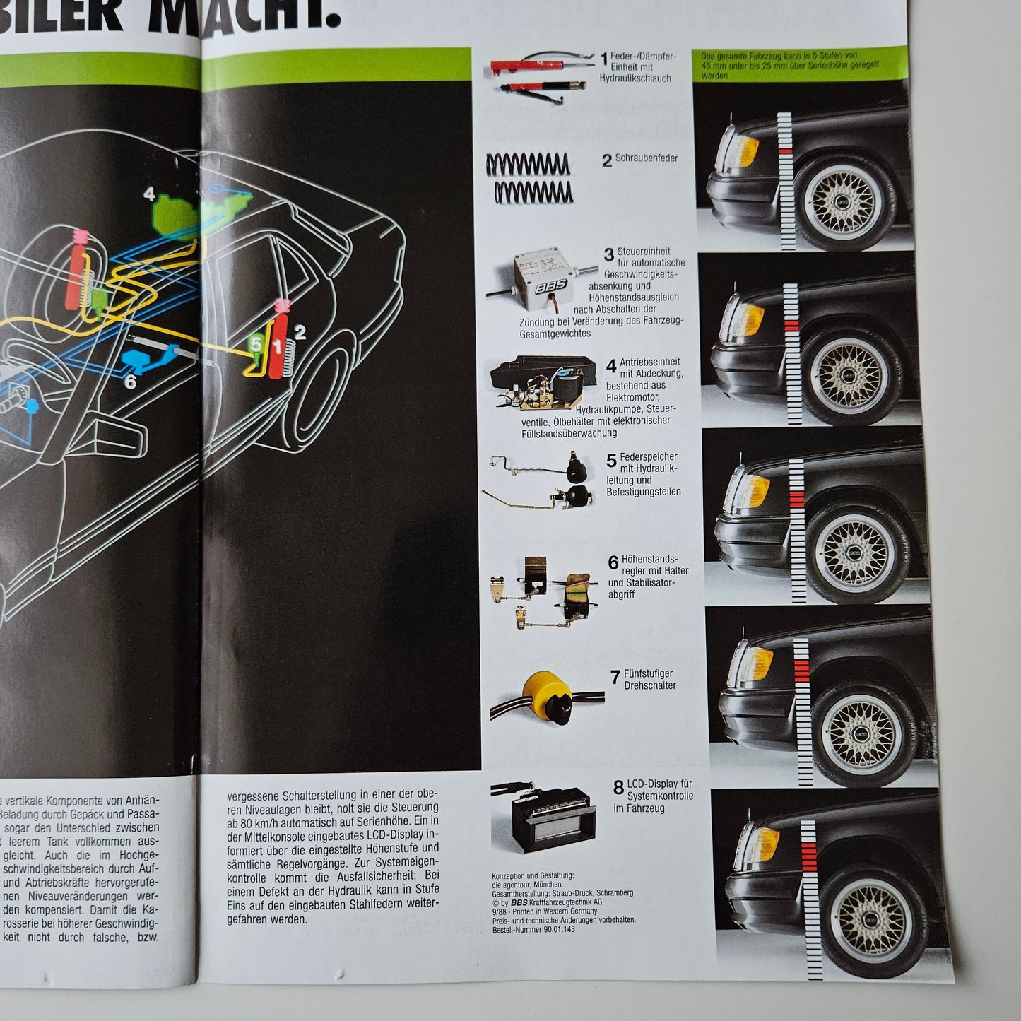 BBS Parts And Accessories Brochure For Mercedes