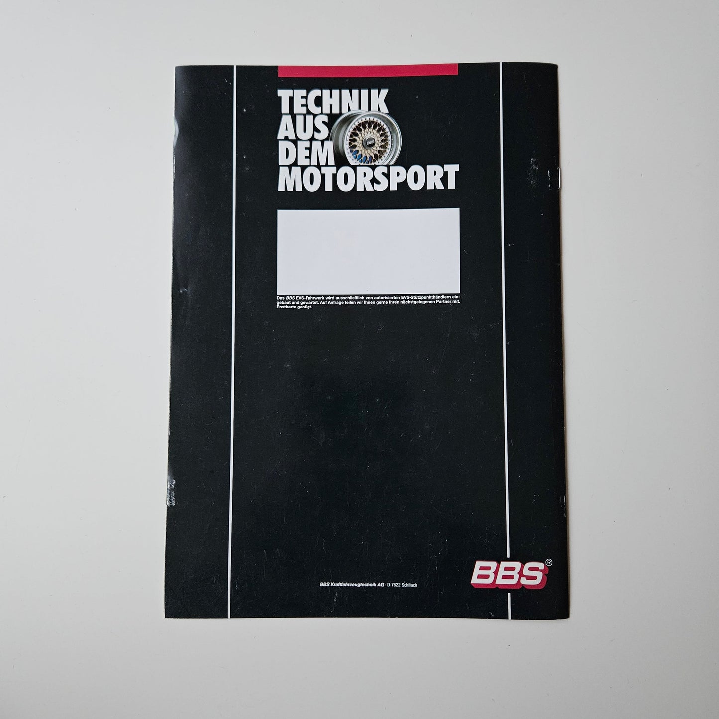 BBS Parts And Accessories Brochure For Mercedes