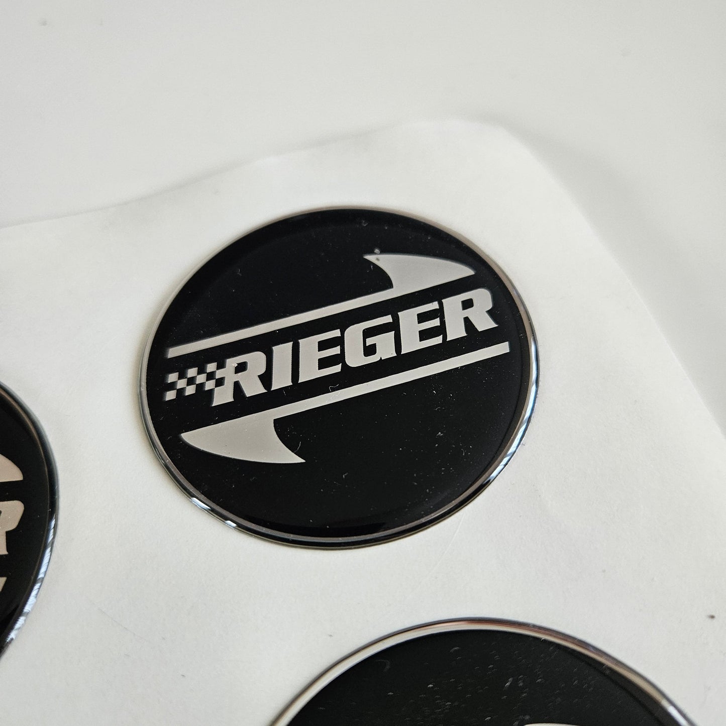 Rieger 3D Wheel Cap Sticker Set