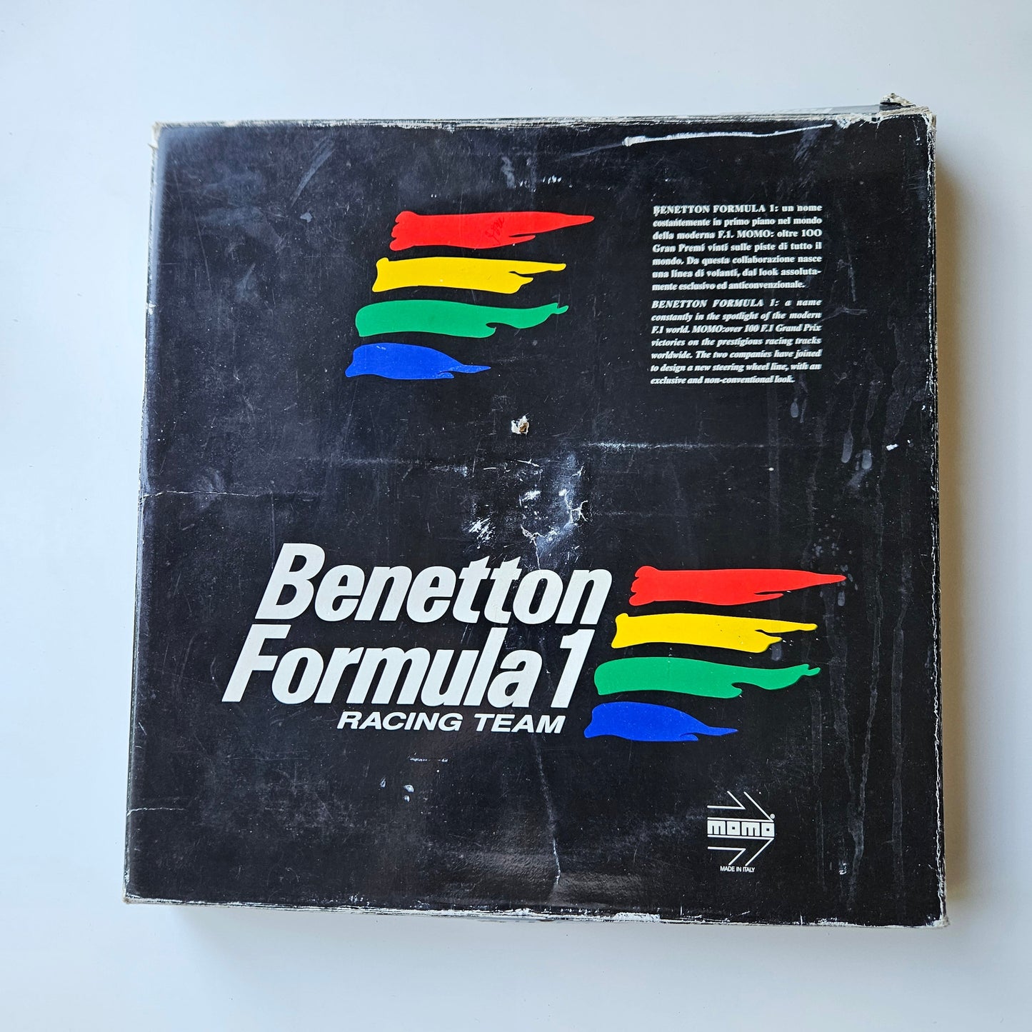 Momo Benetton F1 Fashion Yellow Woodgrain Steering Wheel