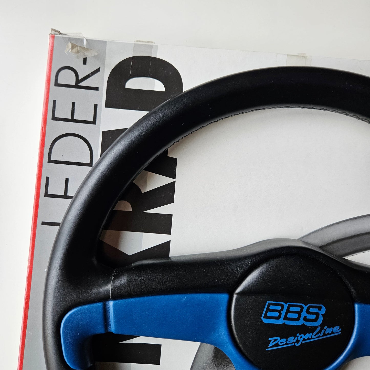 BBS Blue Designline Three Spoke Steering Wheel