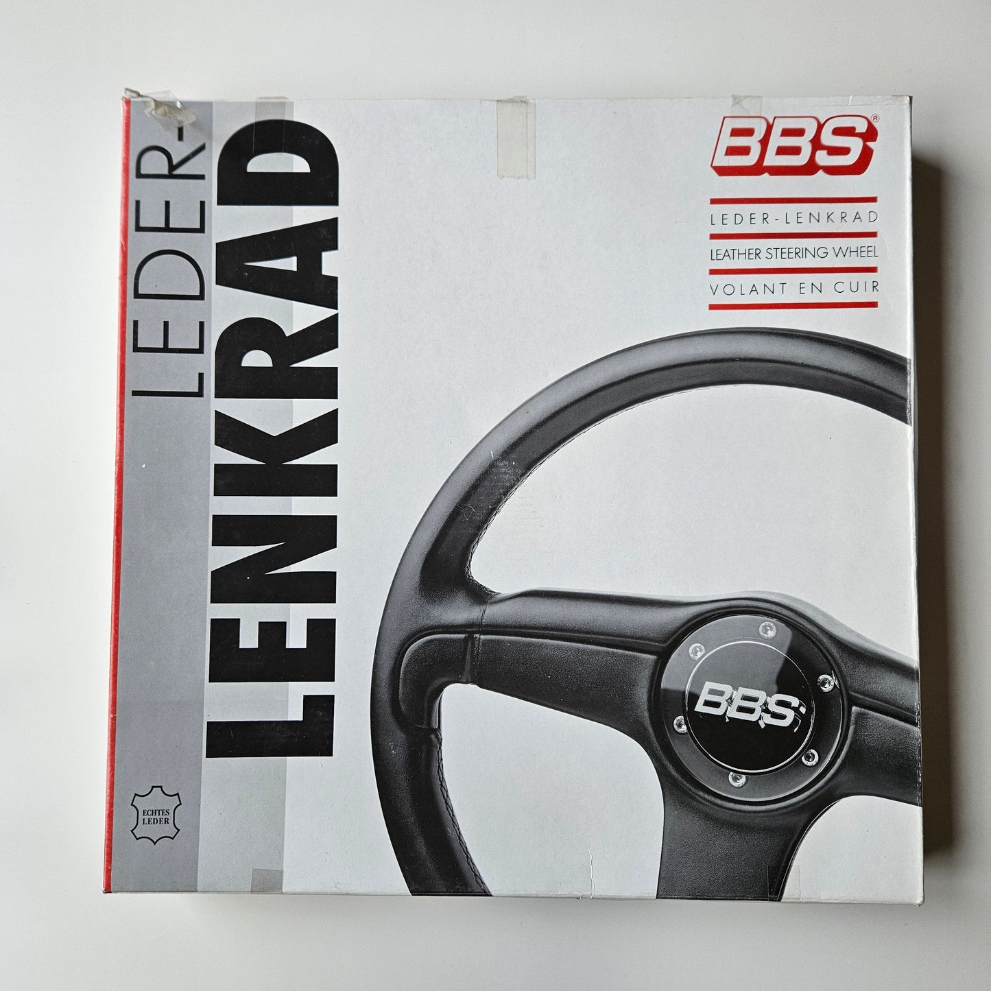 BBS Blue Designline Three Spoke Steering Wheel