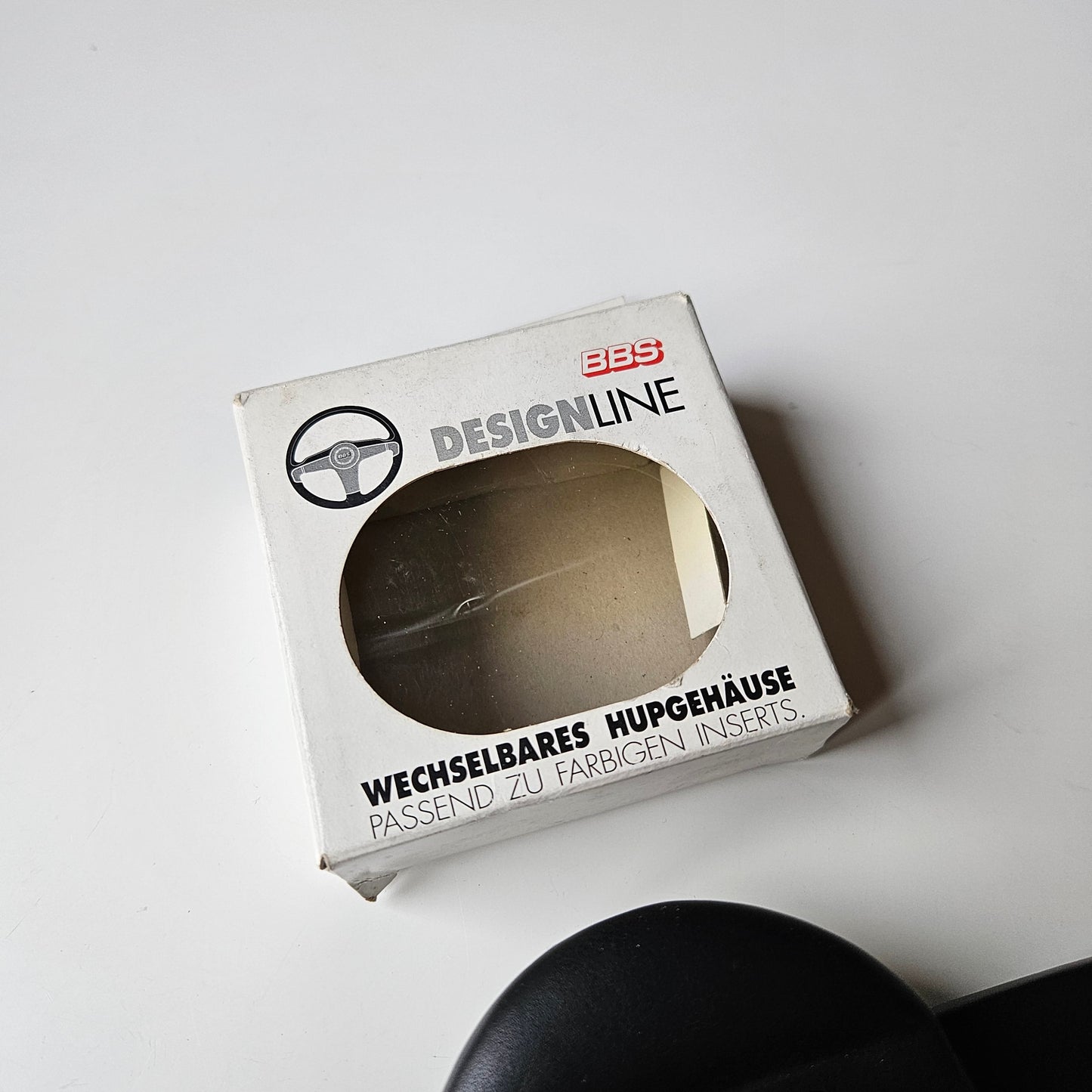 BBS Yellow/Black Designline Steering Wheel Insert + Horn Push Button