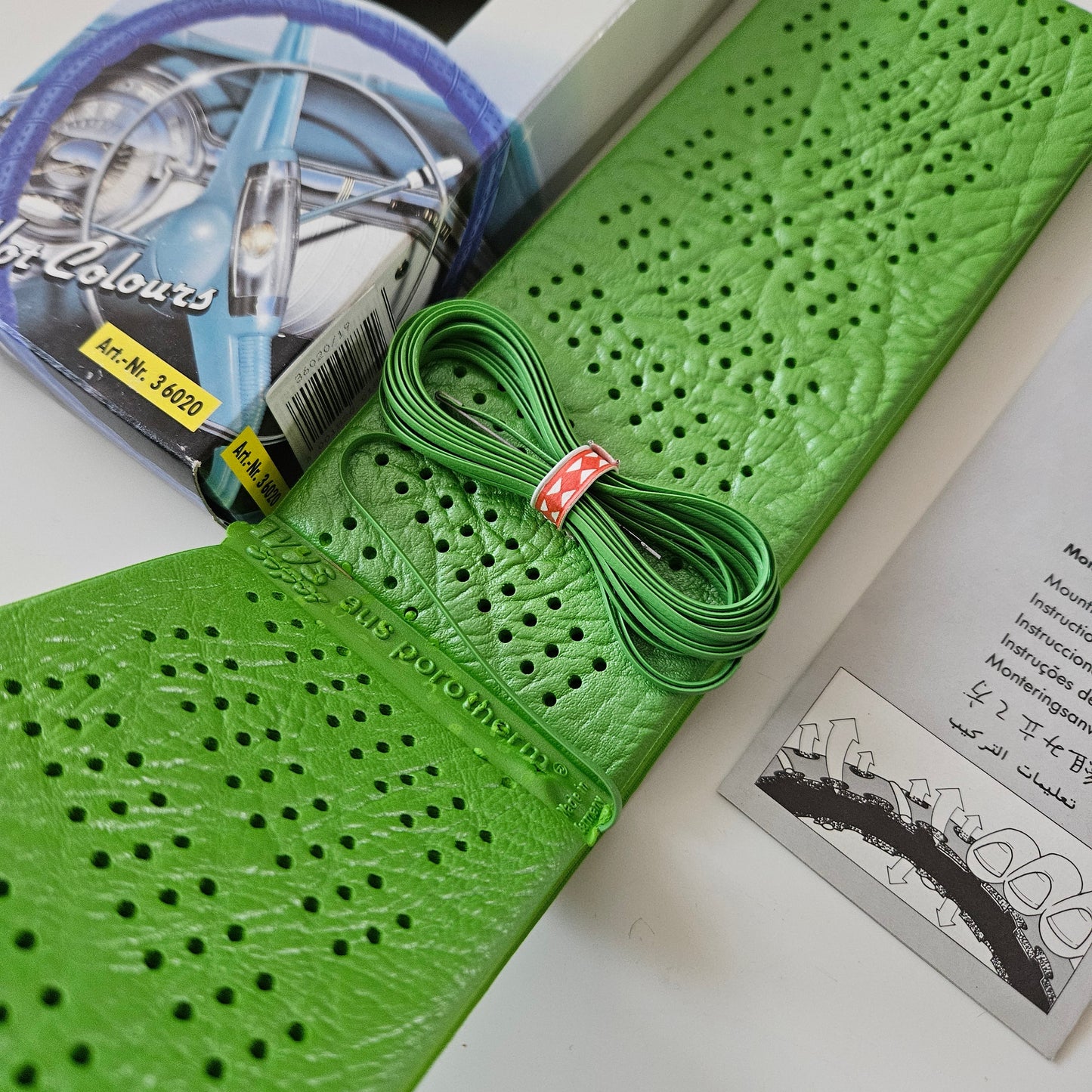 Kamei Steering Wheel Cover Green