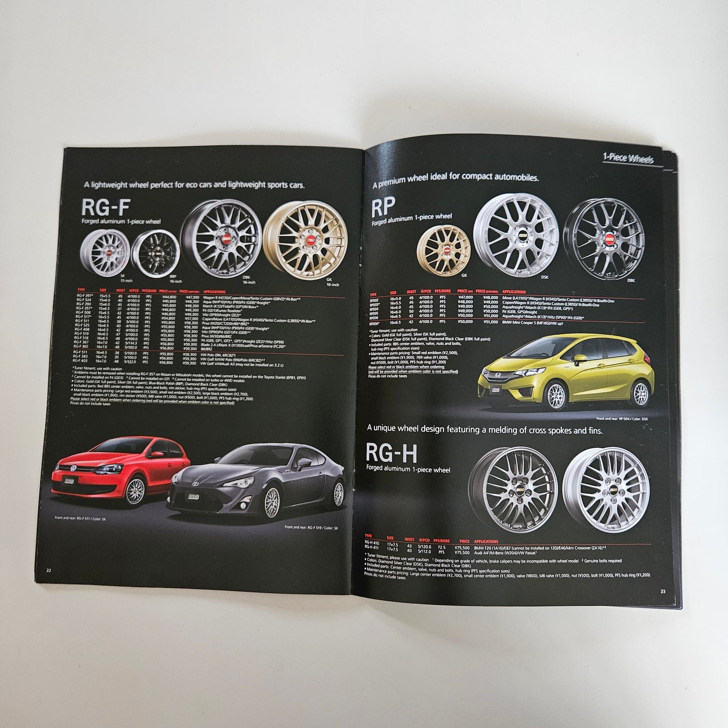 BBS Japan Forged Wheels 2014 Brochure