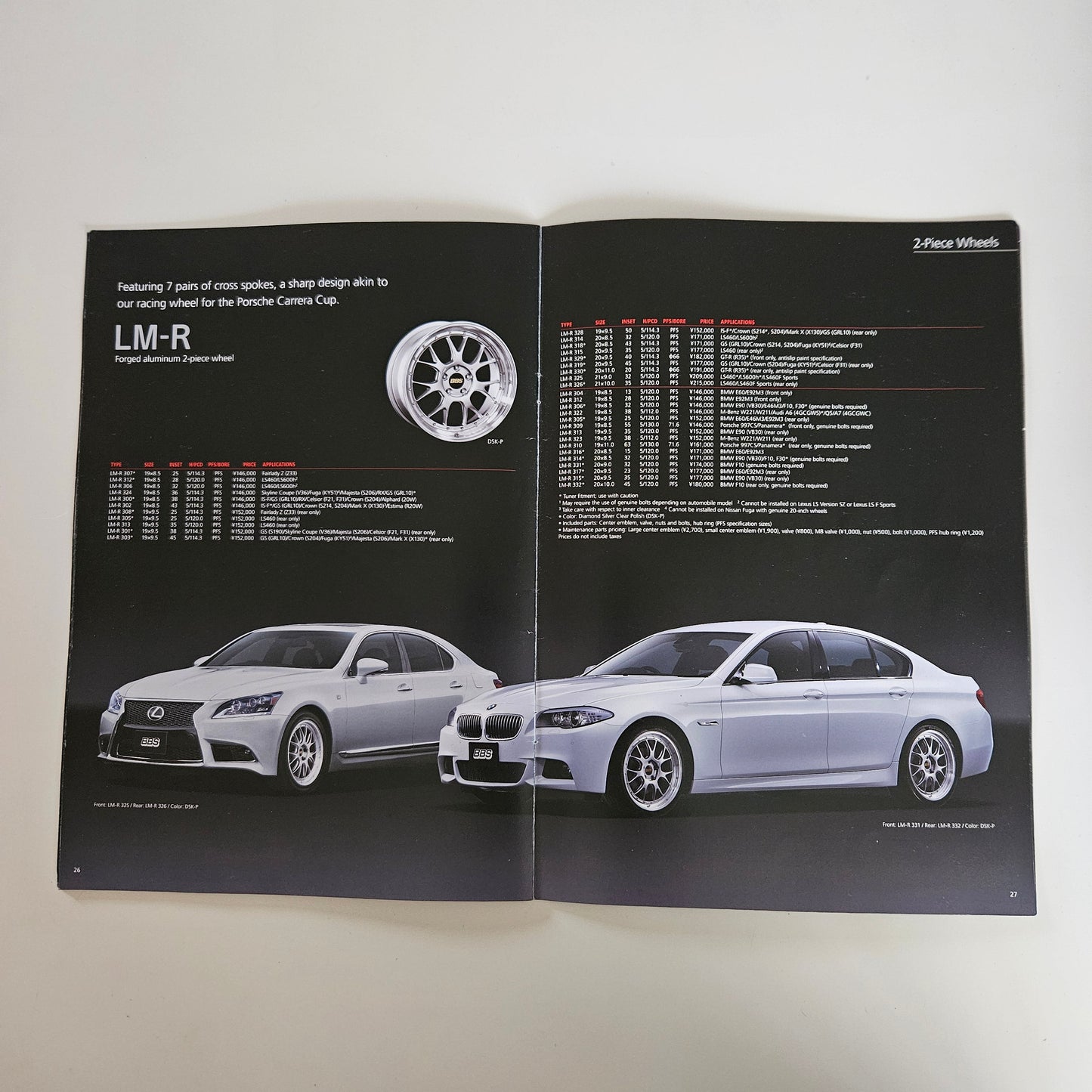 BBS Japan Forged Wheels 2014 Brochure