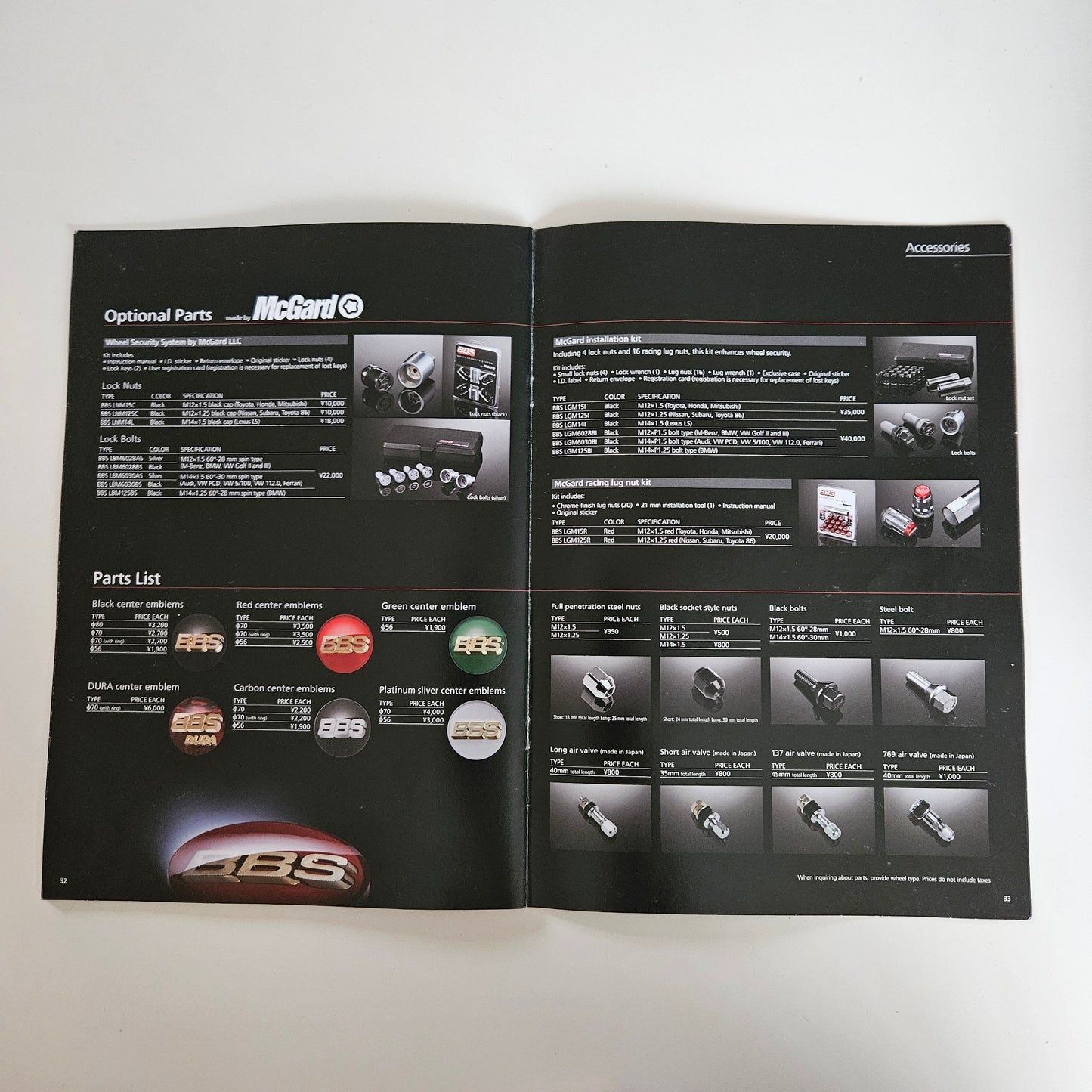 BBS Japan Forged Wheels 2014 Brochure