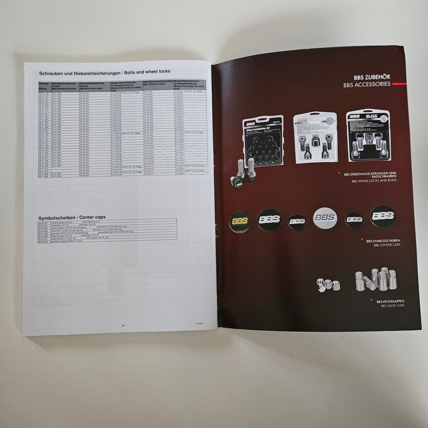 BBS 2014 Wheel Application Guide Catalog