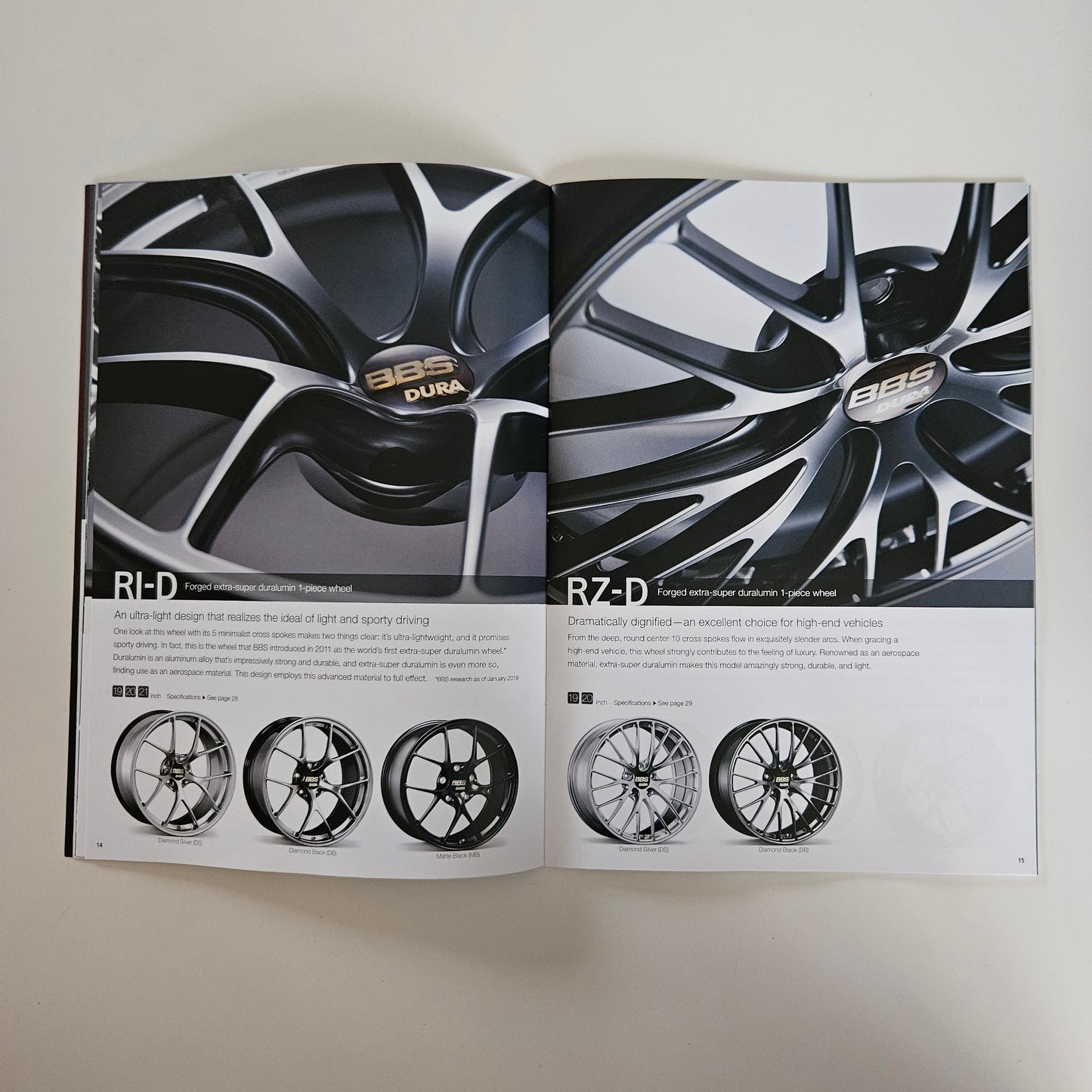 BBS Japan Forged Wheel Brochure