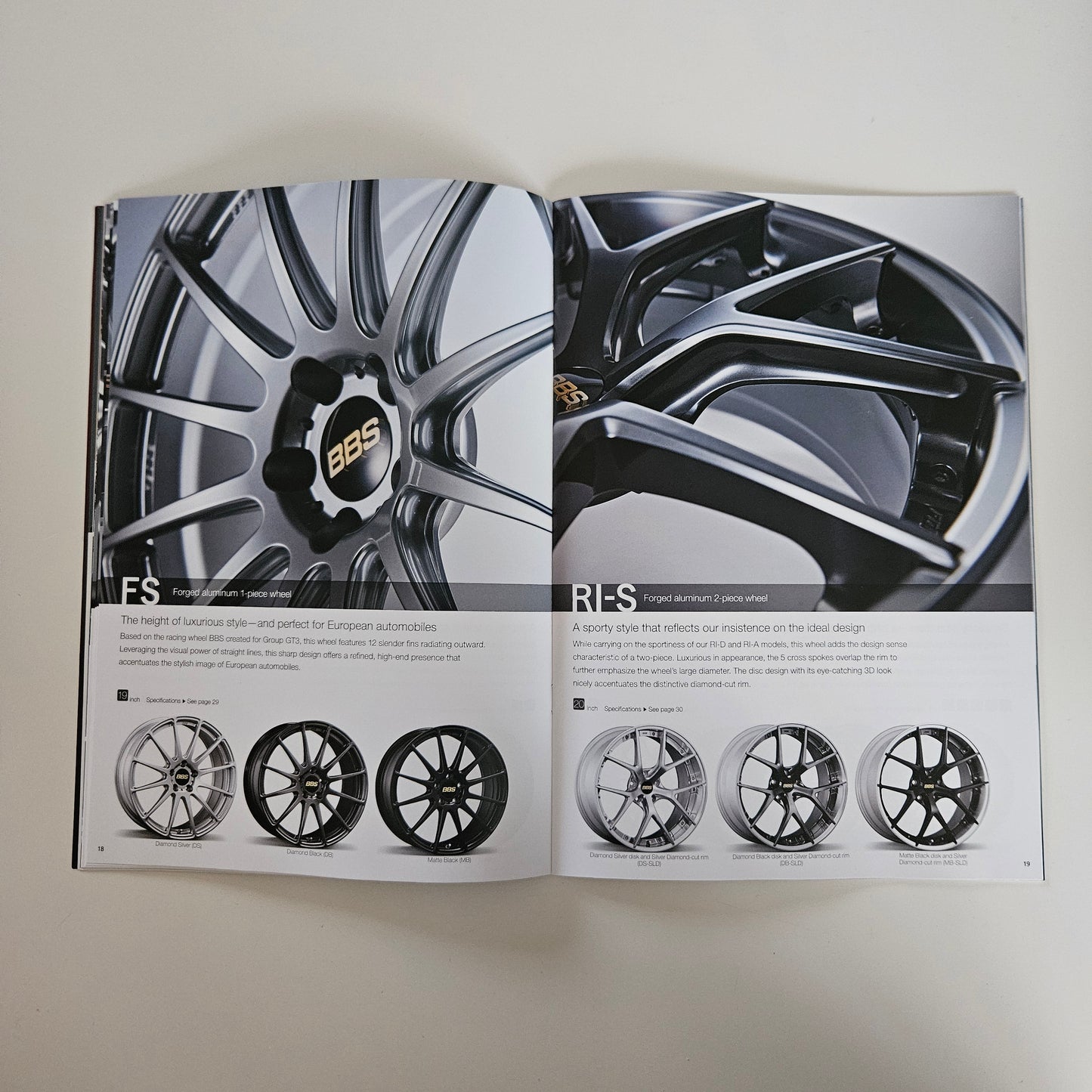 BBS Japan Forged Wheel Brochure