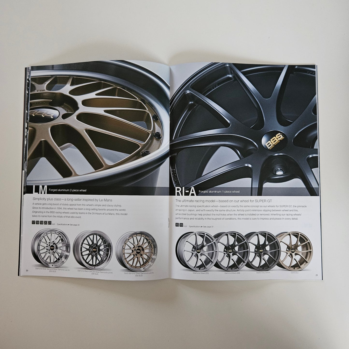 BBS Japan Forged Wheel Brochure