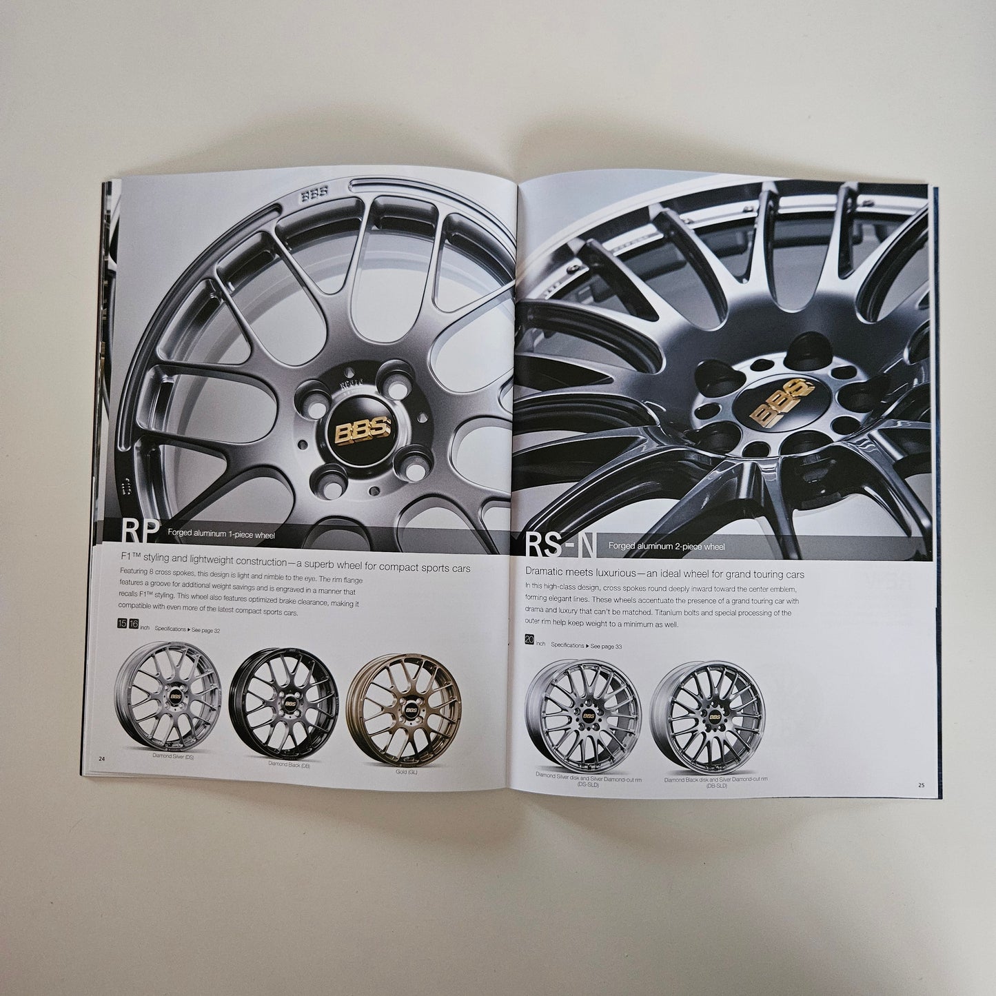 BBS Japan Forged Wheel Brochure