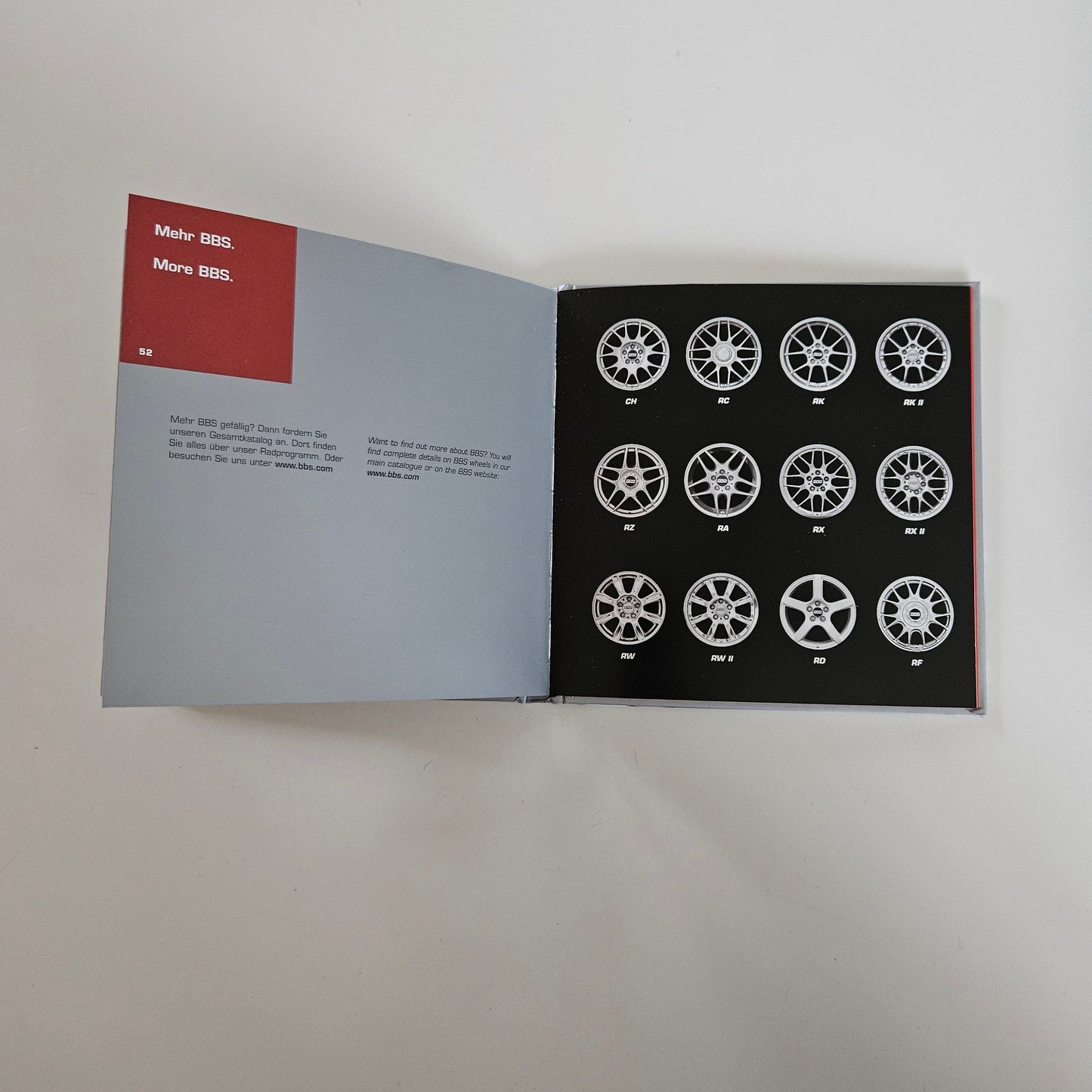 BBS Motorsport Exclusive Line Small Book
