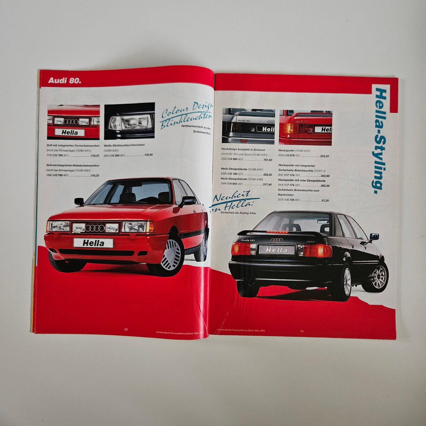 Hella Parts And Accessories 1993 Brochure