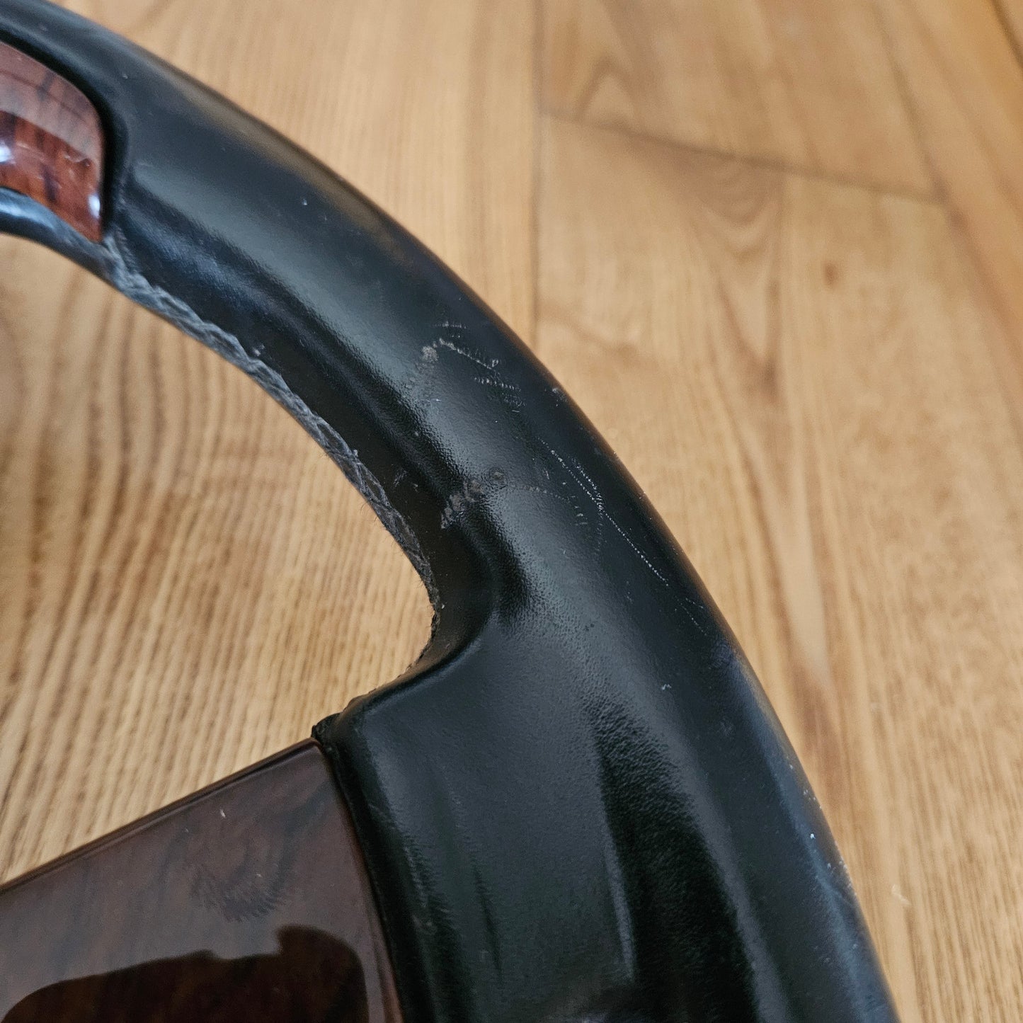 BBS "Briar Wood" Four Spoke Spoke Steering Wheel