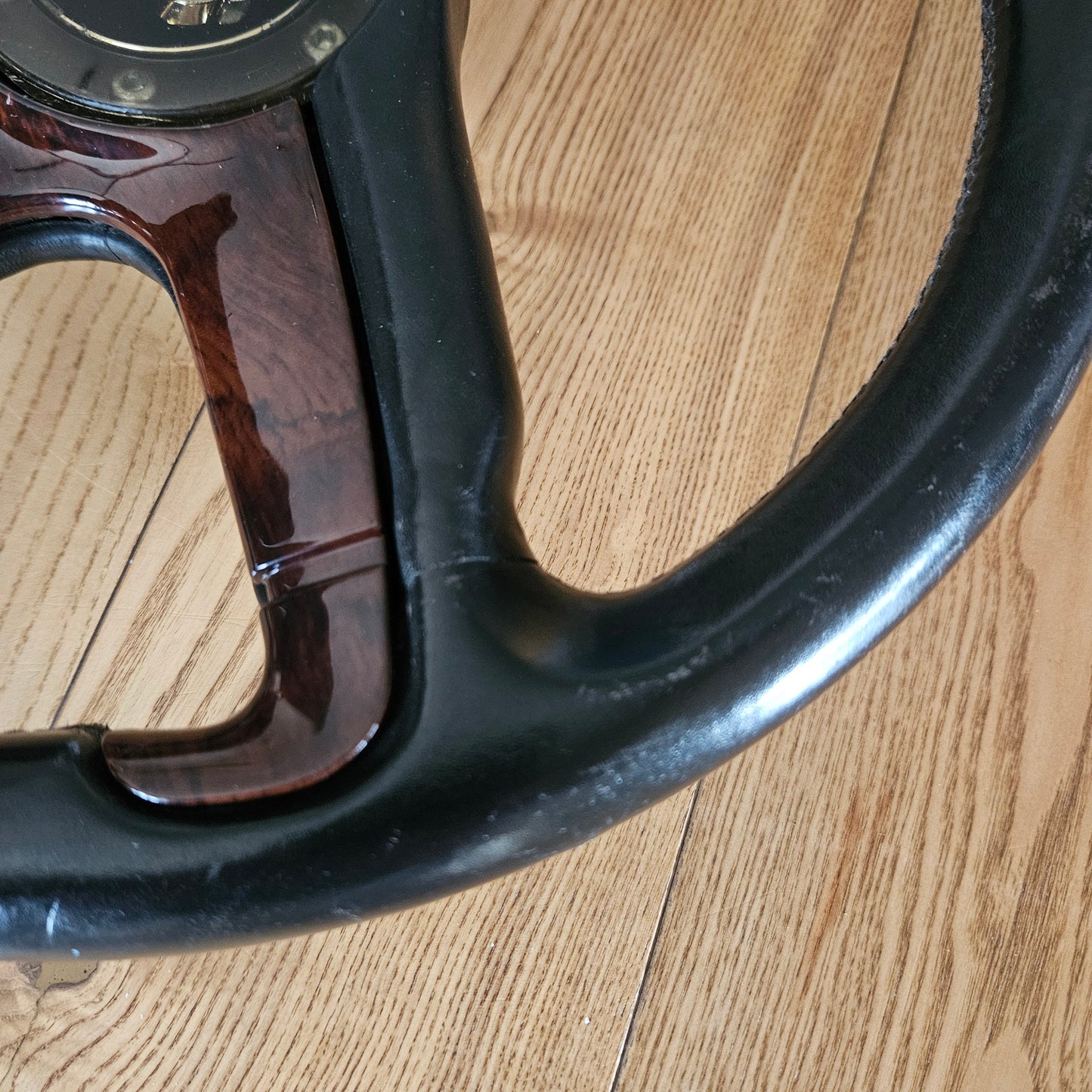 BBS "Briar Wood" Four Spoke Spoke Steering Wheel