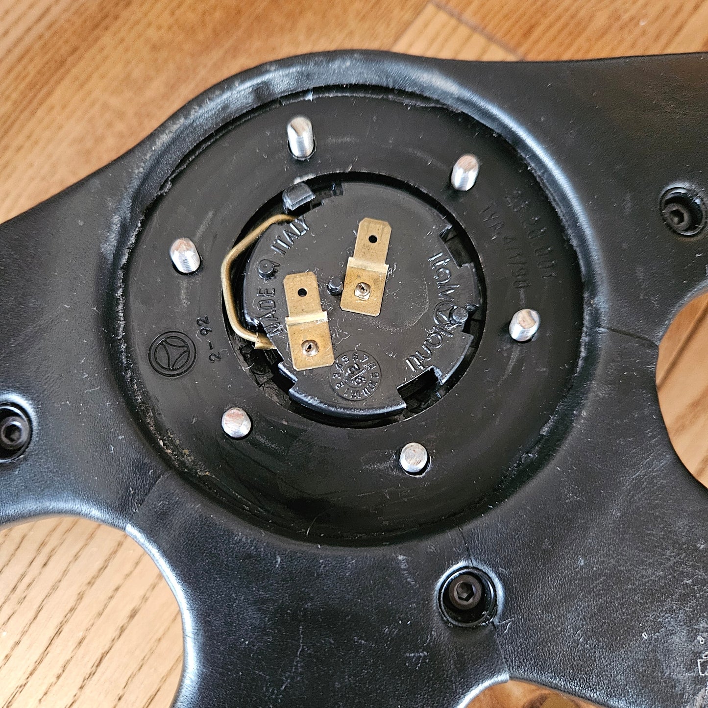 BBS "Briar Wood" Four Spoke Spoke Steering Wheel