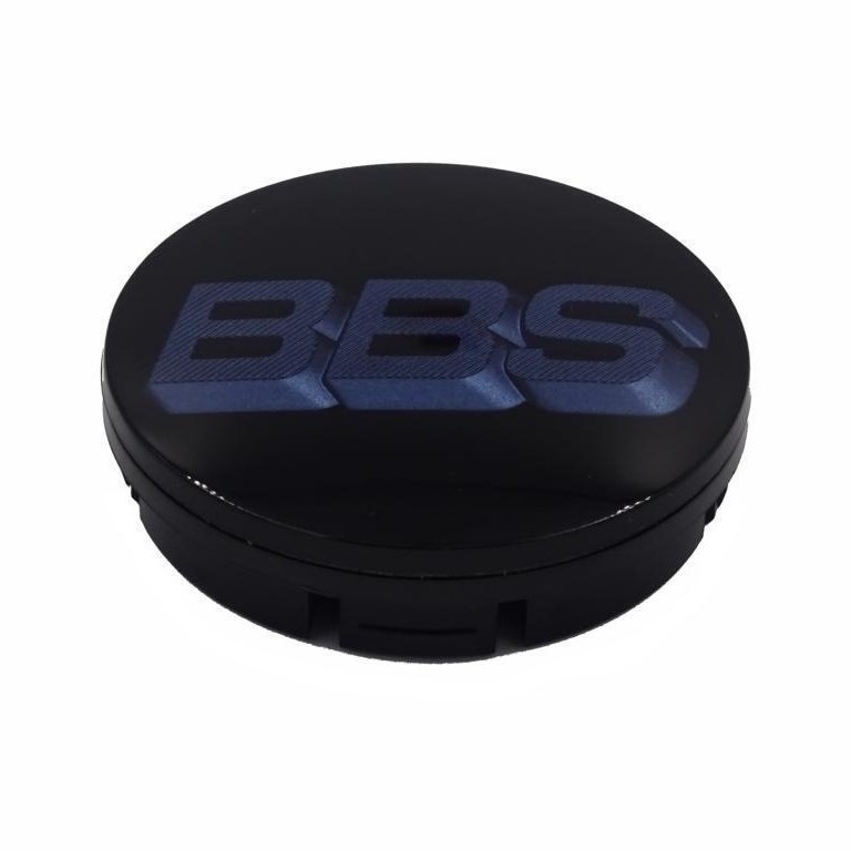 BBS 3D Black Indigo Blue Wheel Cap Set 56mm