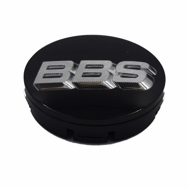 ROTATING ! BBS 3D Black Silver Wheel Cap Set 56mm