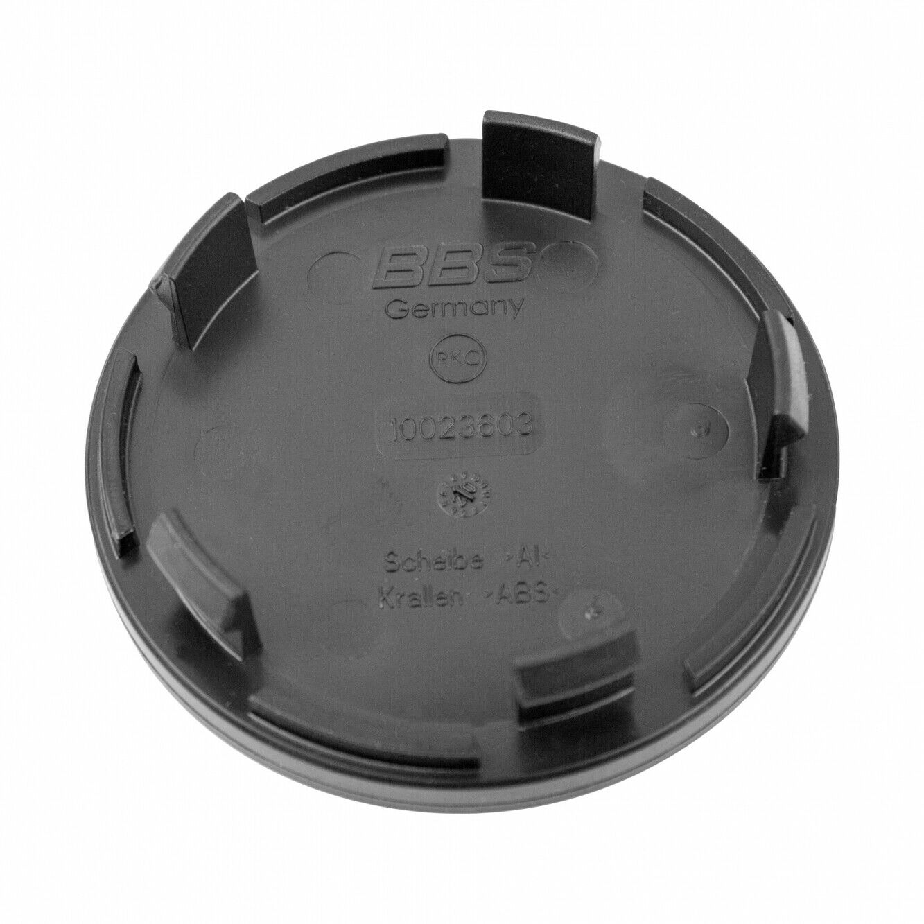BBS Black/Silver Wheel Cap Set 70,6mm