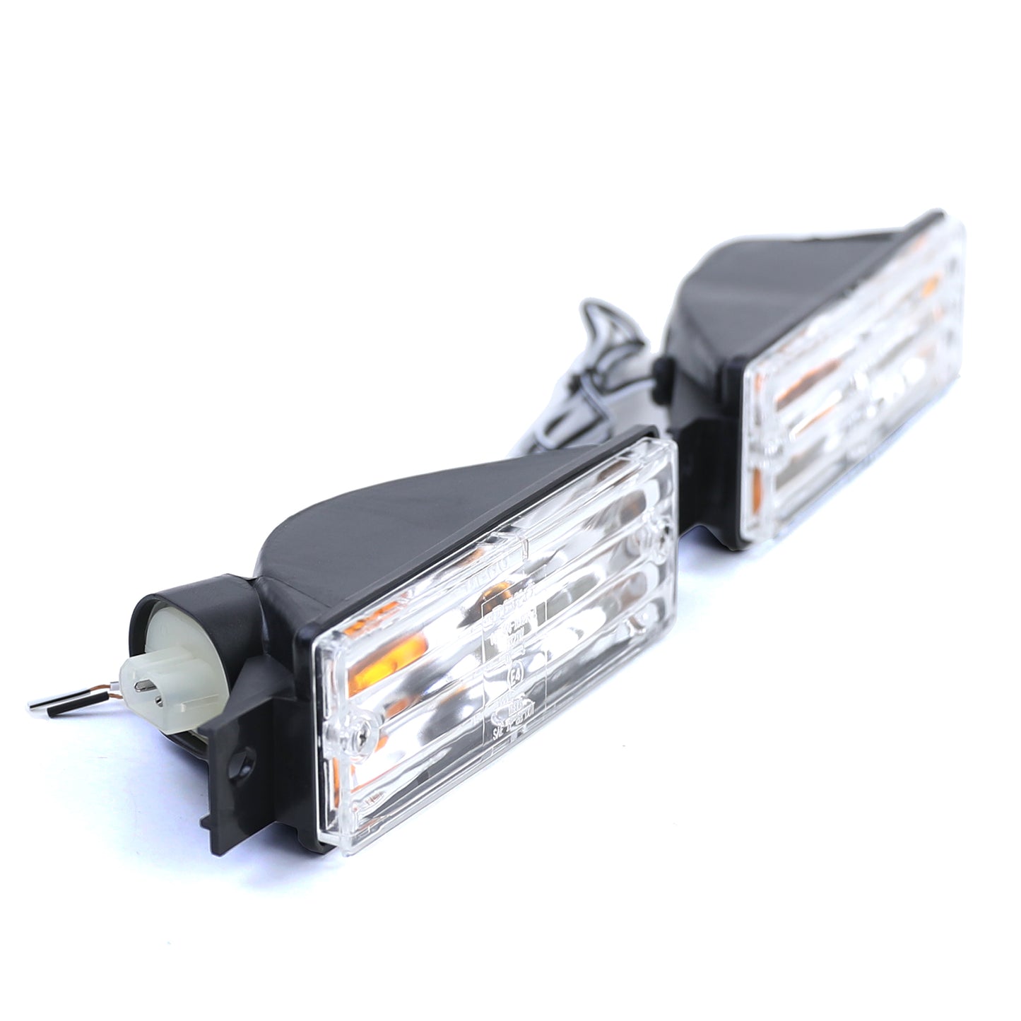 BMW E30 Clear Glass Turn Signal Set