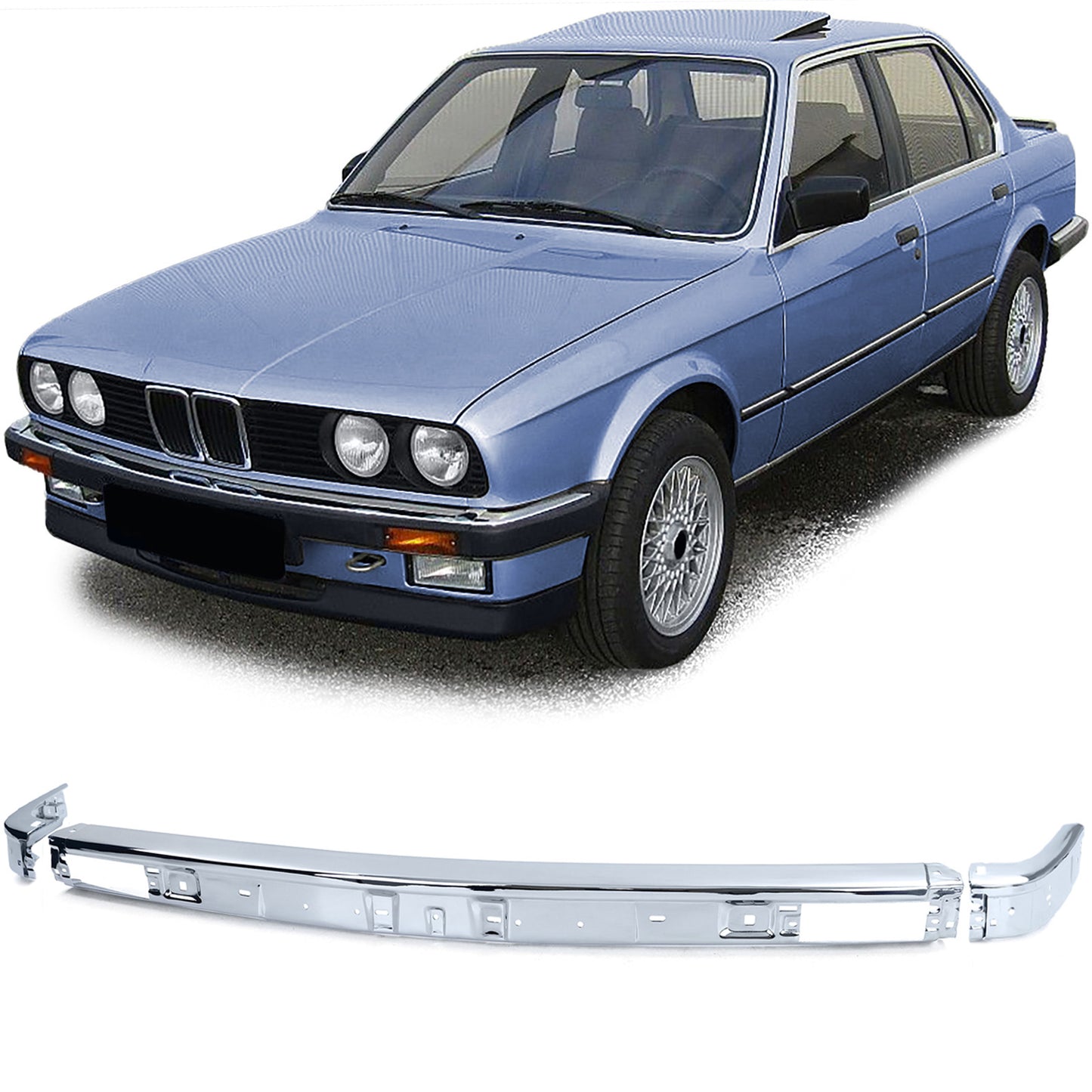 BMW E30 Front Chrome Bumper