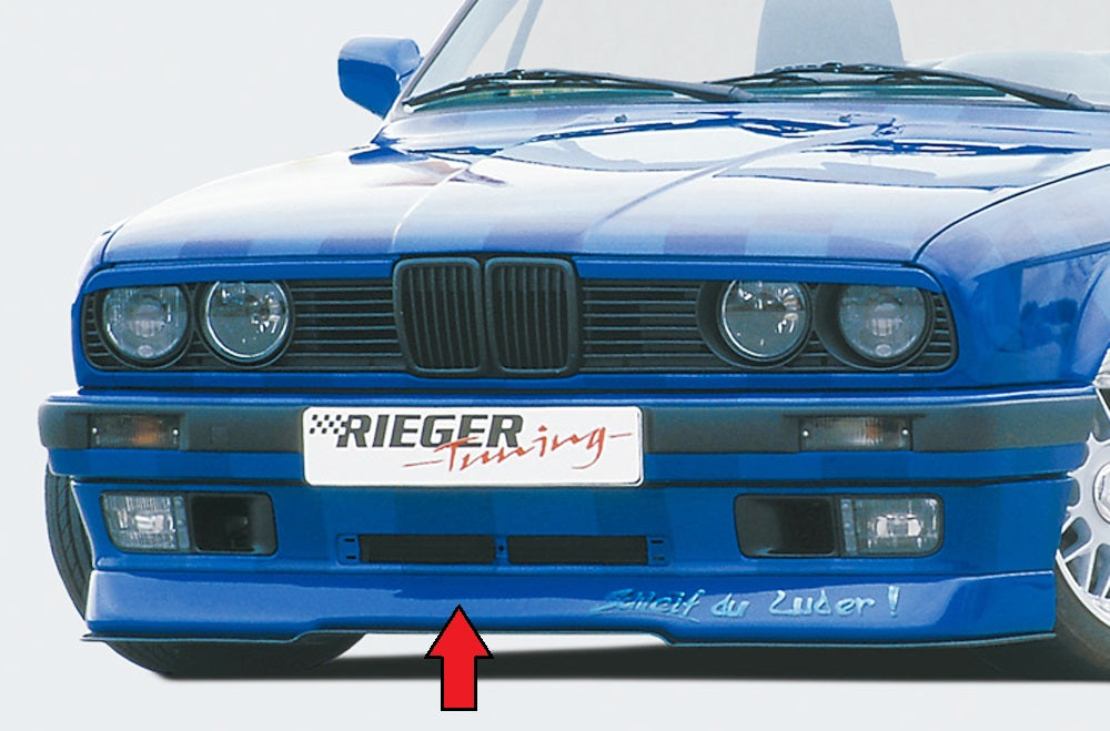 BMW E30 Front Spoiler Lip Rieger Tuning