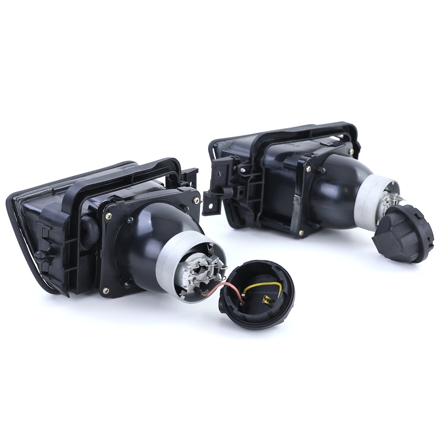 BMW E34 Fluted Glass Fog Light Set (88-95)