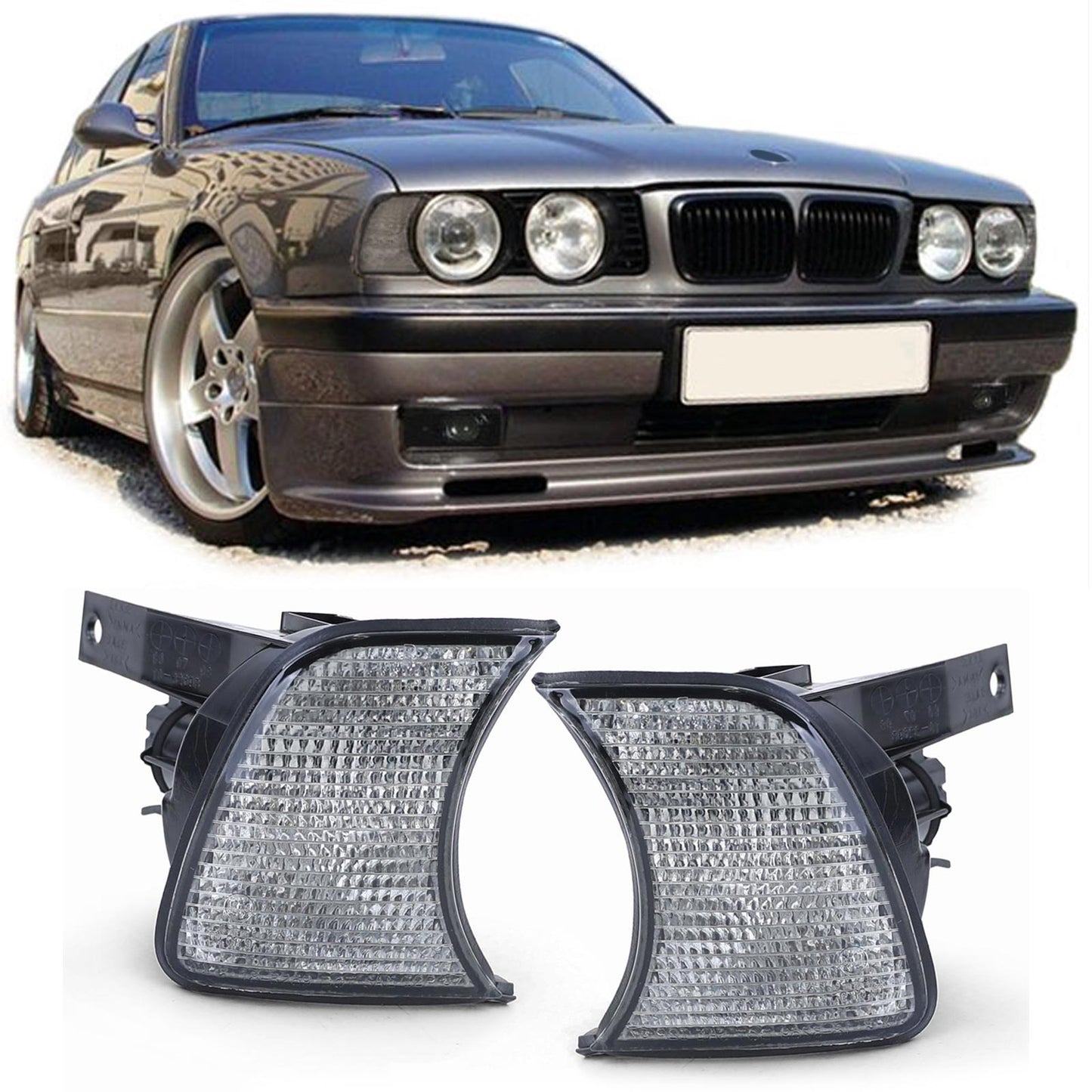 BMW E34 Smoked Turn Signal Set (87-97)