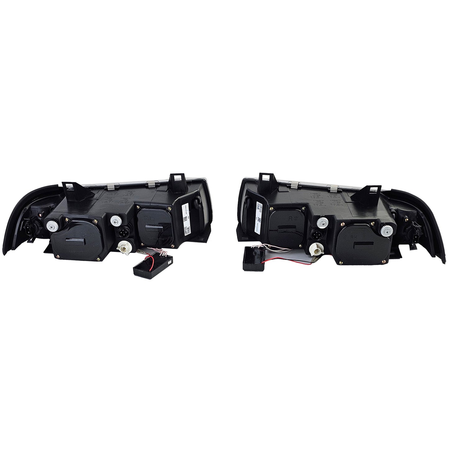 BMW E36 CCFL Smoked Angel Eye Headlight Set Coupe + Cabrio