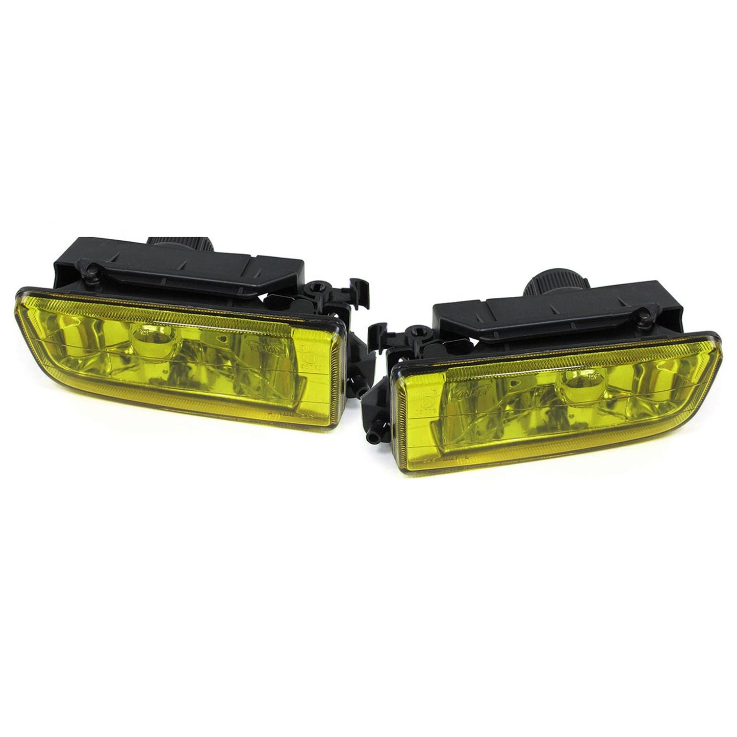 BMW E36 Clear Glass Yellow Fog Light Set (90-99)