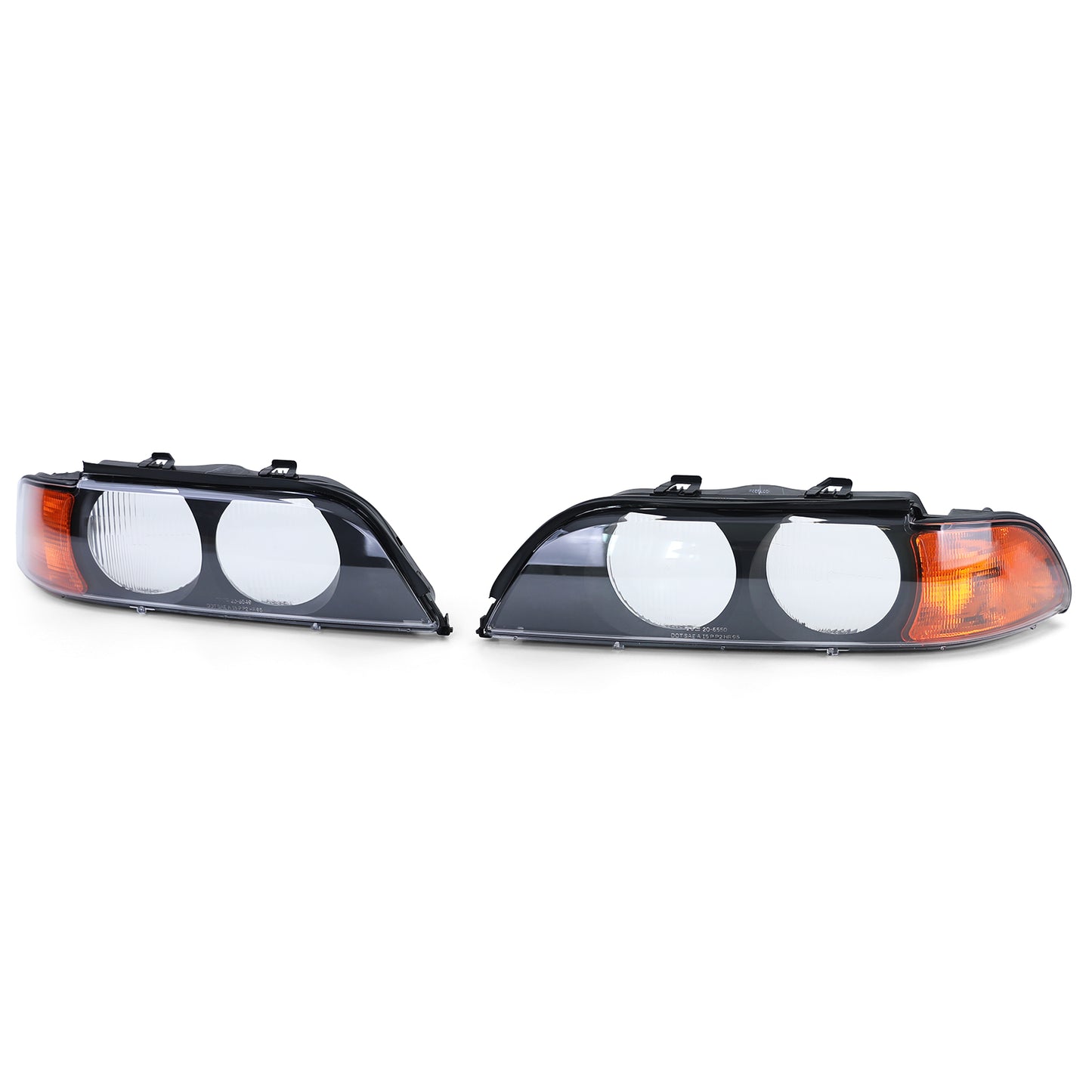 BMW E39 Halogen Headlight Replacement Lens Set (95-04)
